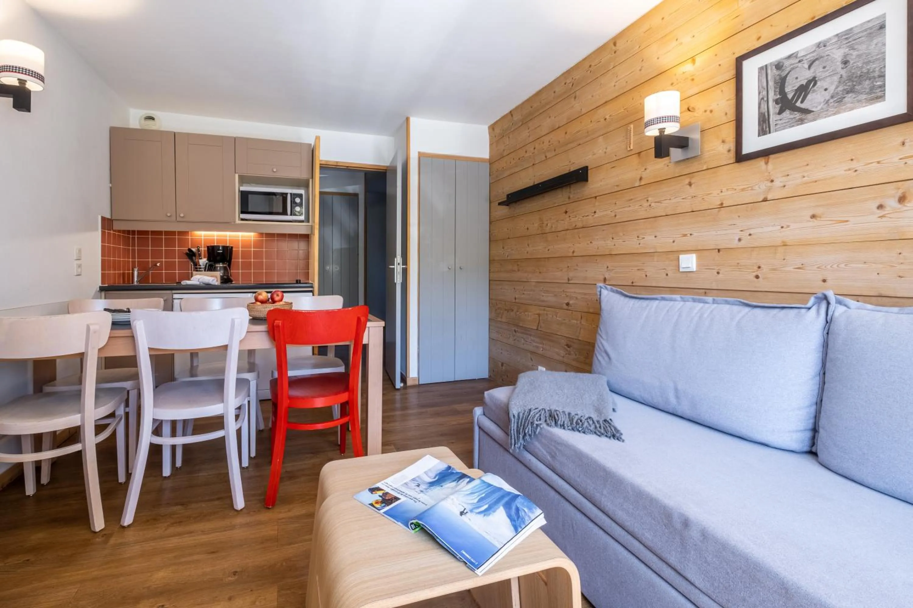 Kitchen or kitchenette in Résidence Pierre & Vacances Le Machu Pichu