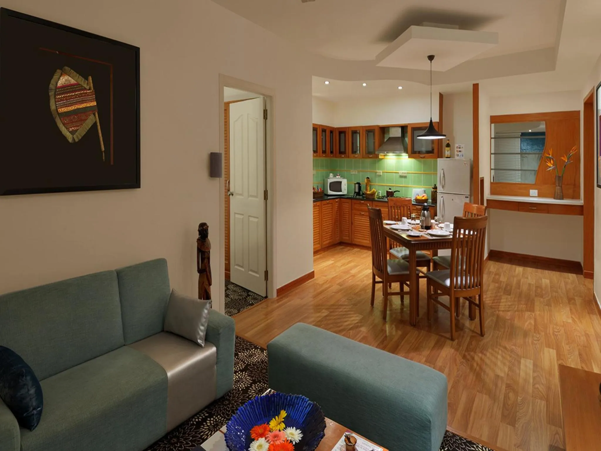 Kitchen or kitchenette in Melange Luxury Serviced Apartments