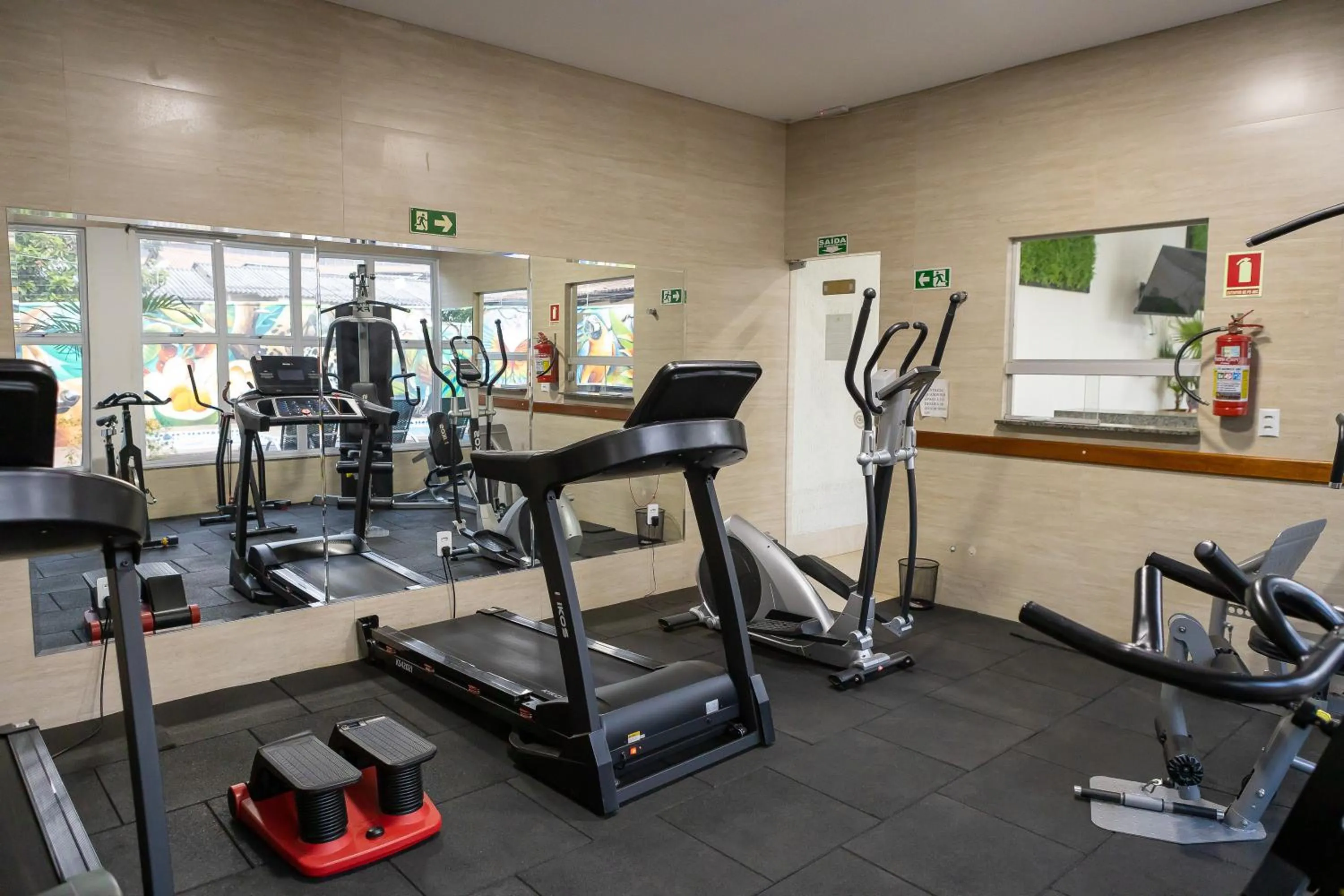Fitness centre/facilities in Allegro Hotel