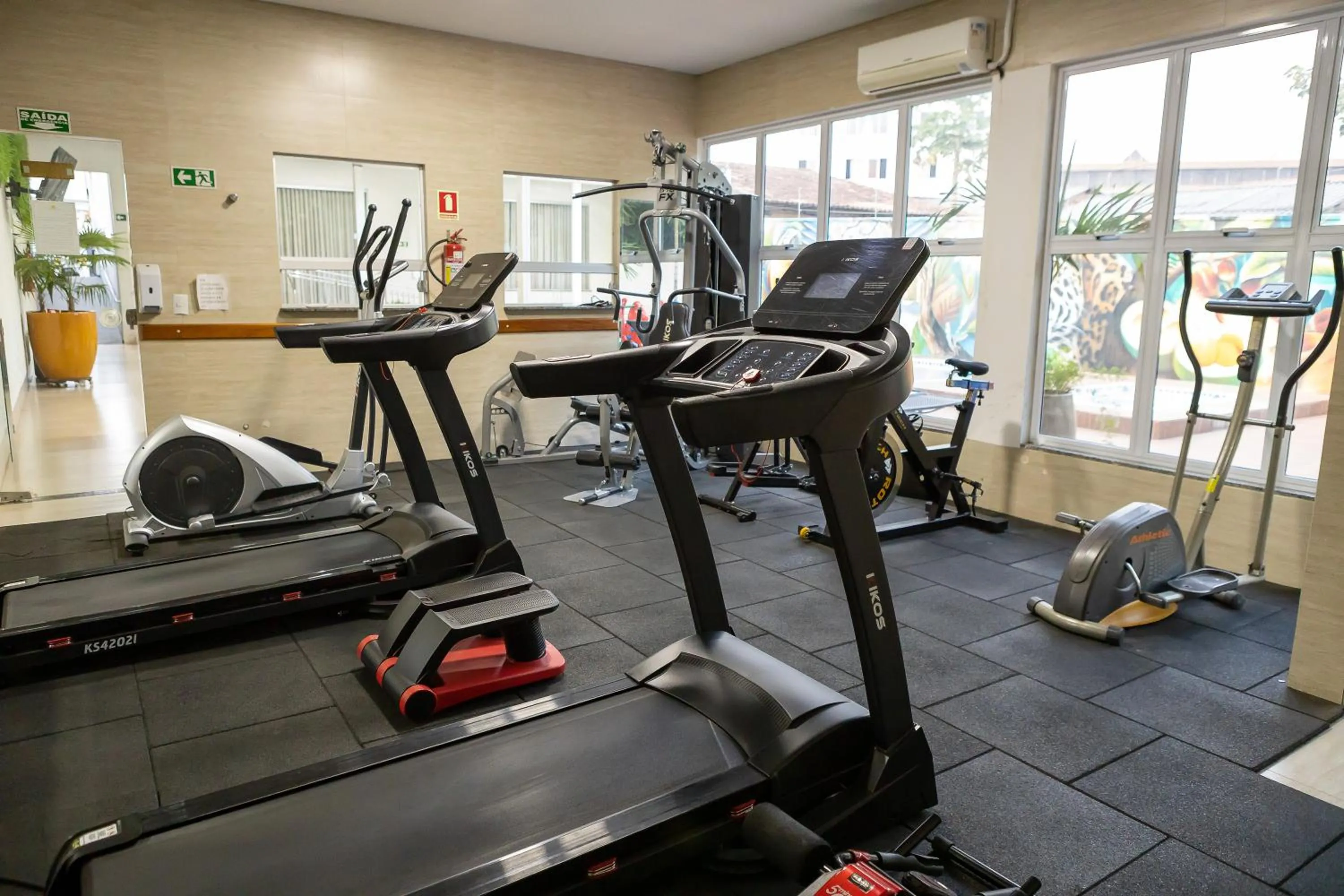 Fitness centre/facilities in Allegro Hotel