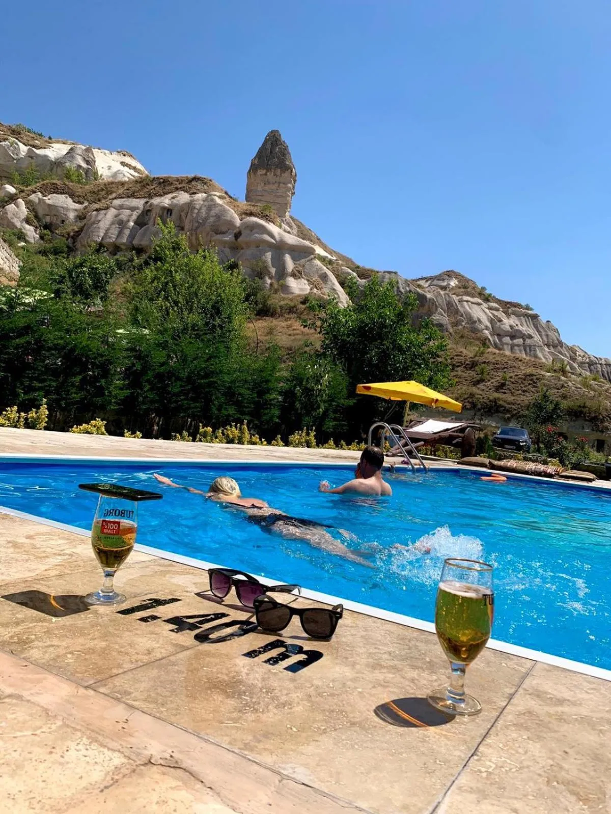 Pool view in Kufe Hotel