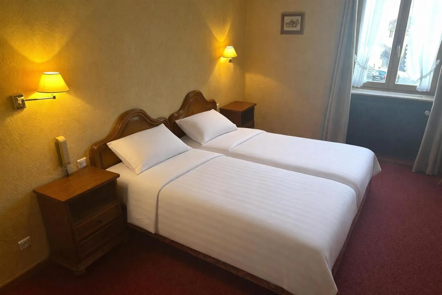 Bed in Hôtel A la Vignette - COLMAR-NORD