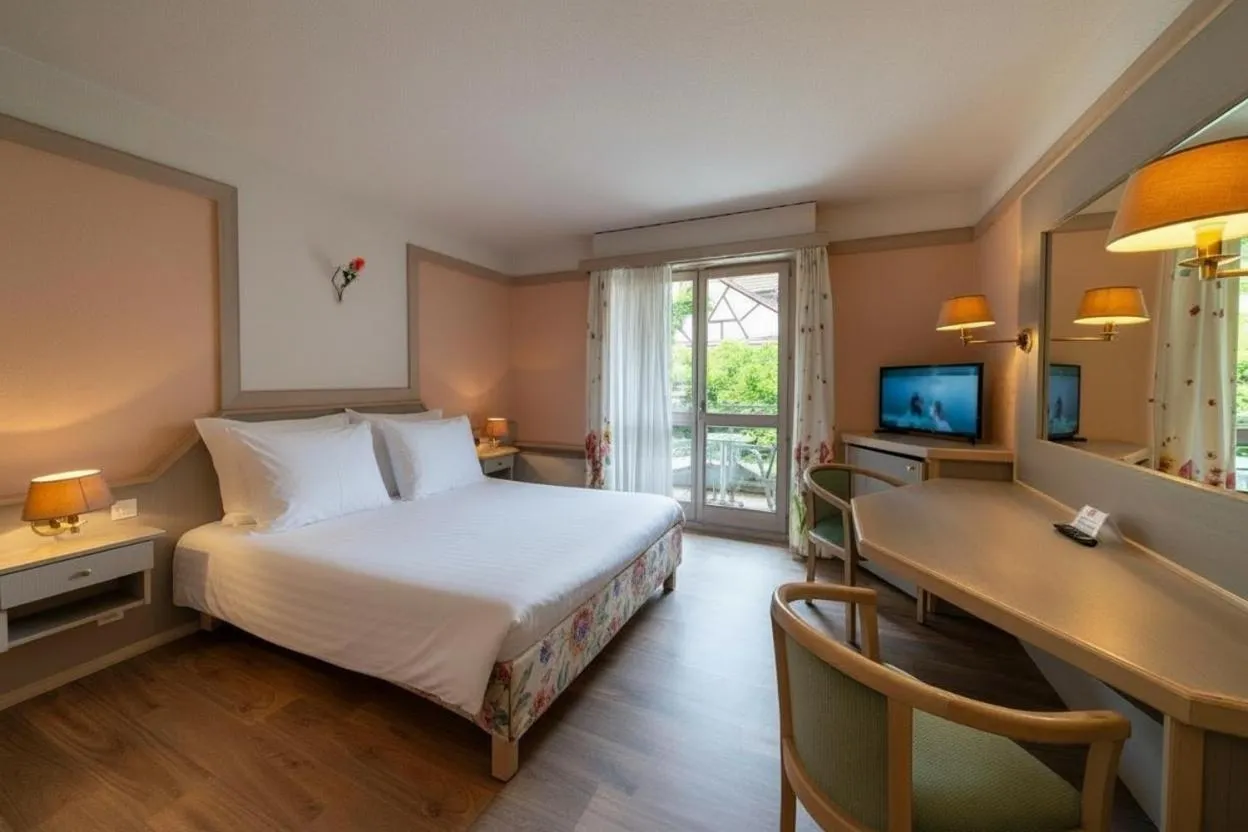 Bed in Hôtel A la Vignette - COLMAR-NORD