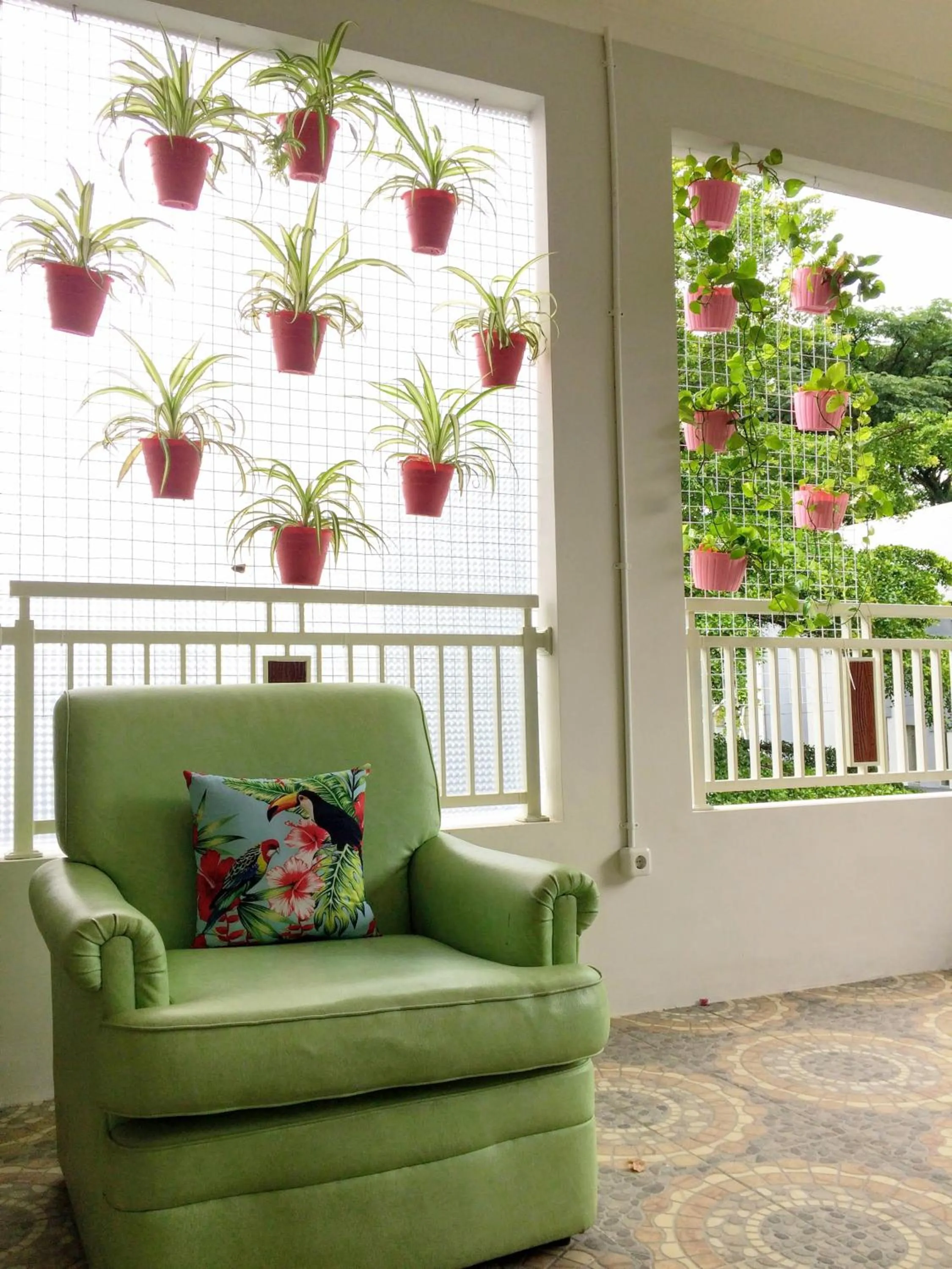 Seating area in INNI Homestay