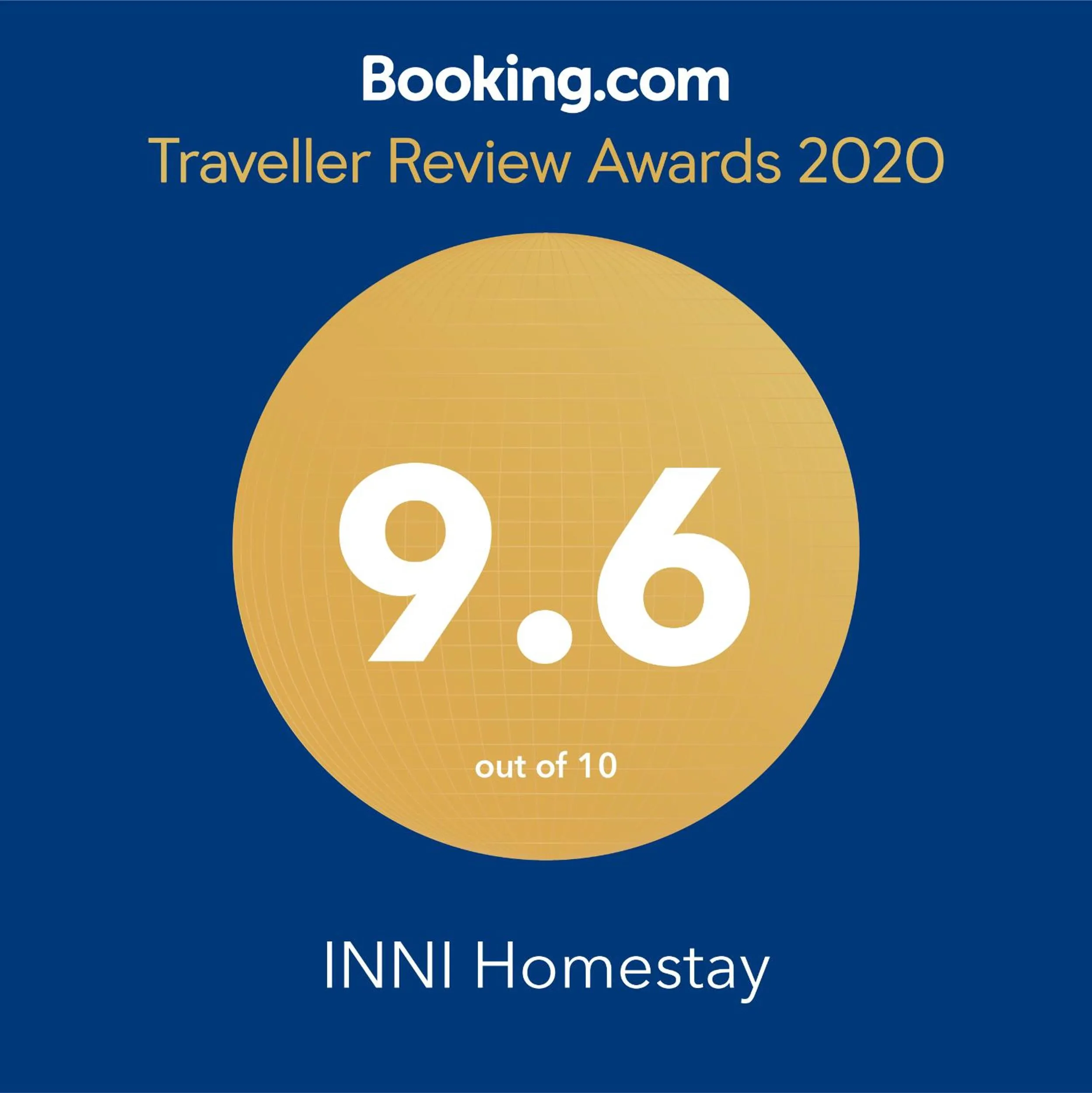 Certificate/Award in INNI Homestay