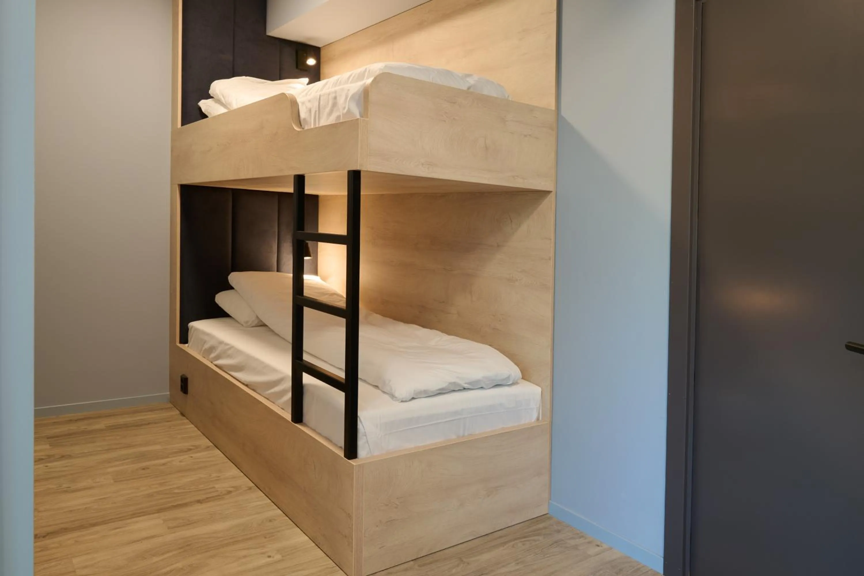 Bed in Horten Apartment