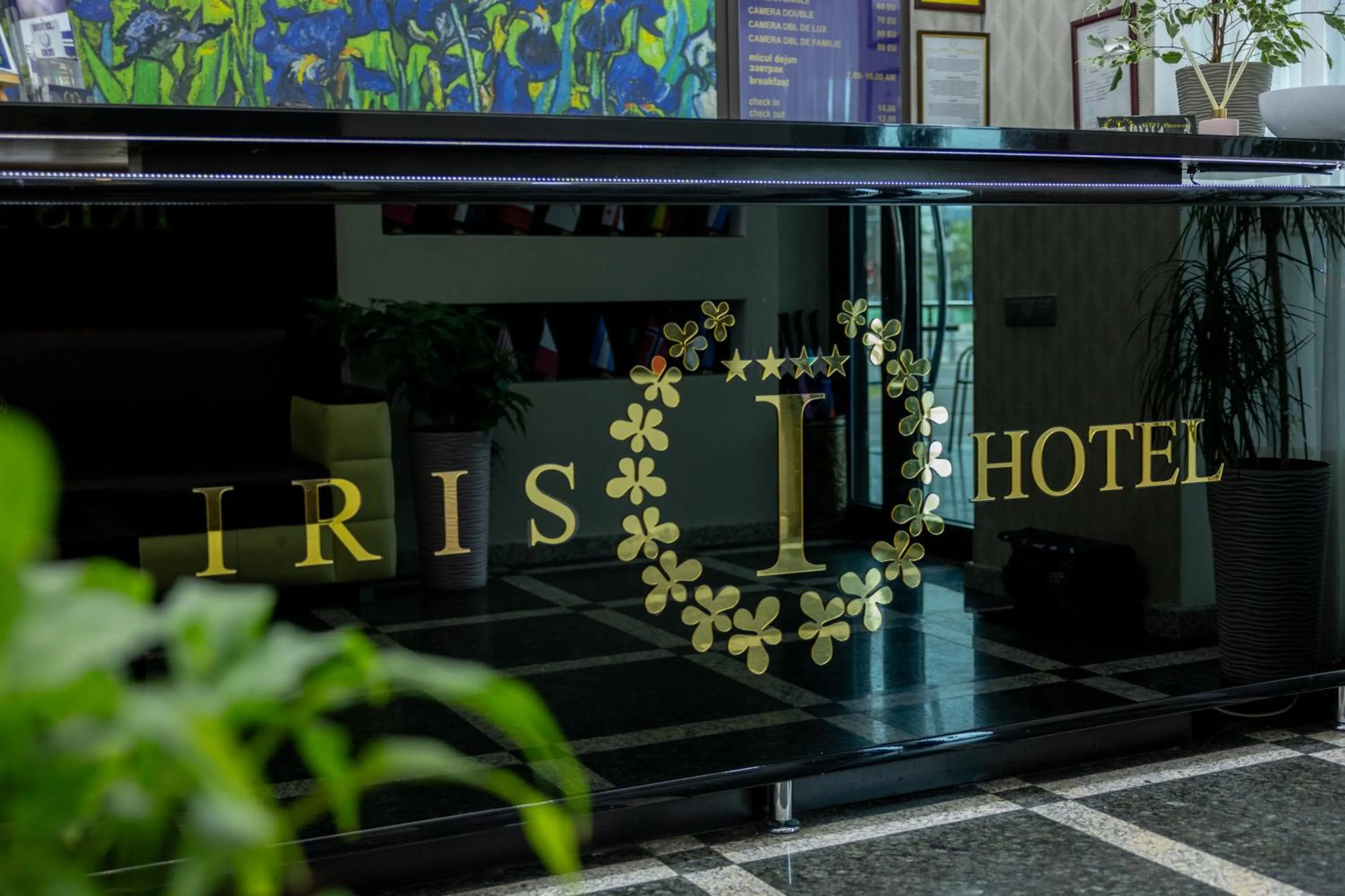 Lobby or reception in IRIS Hotel