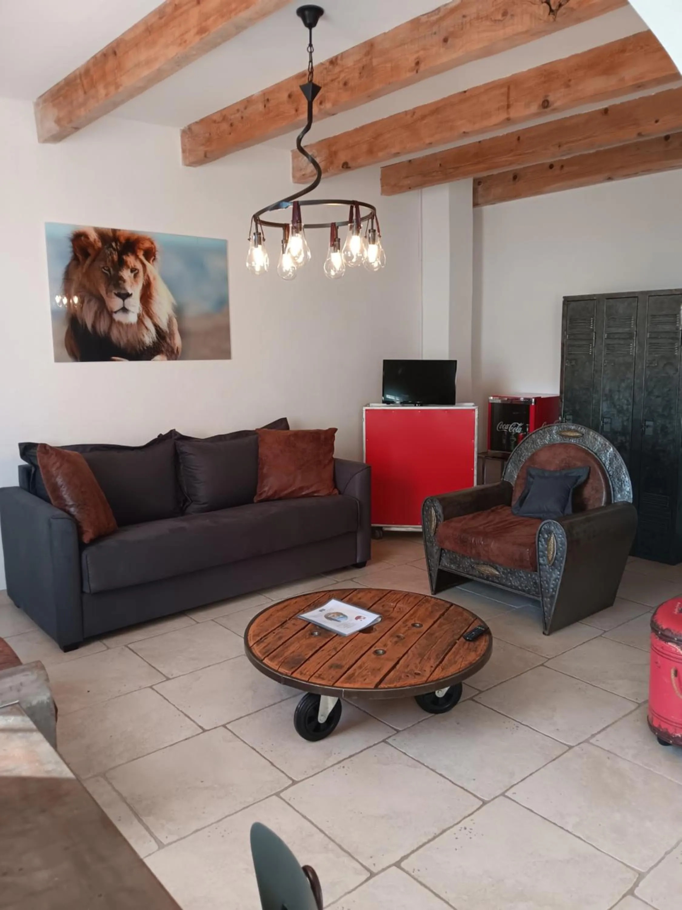 Living room in Mas d'Asvin & Spa