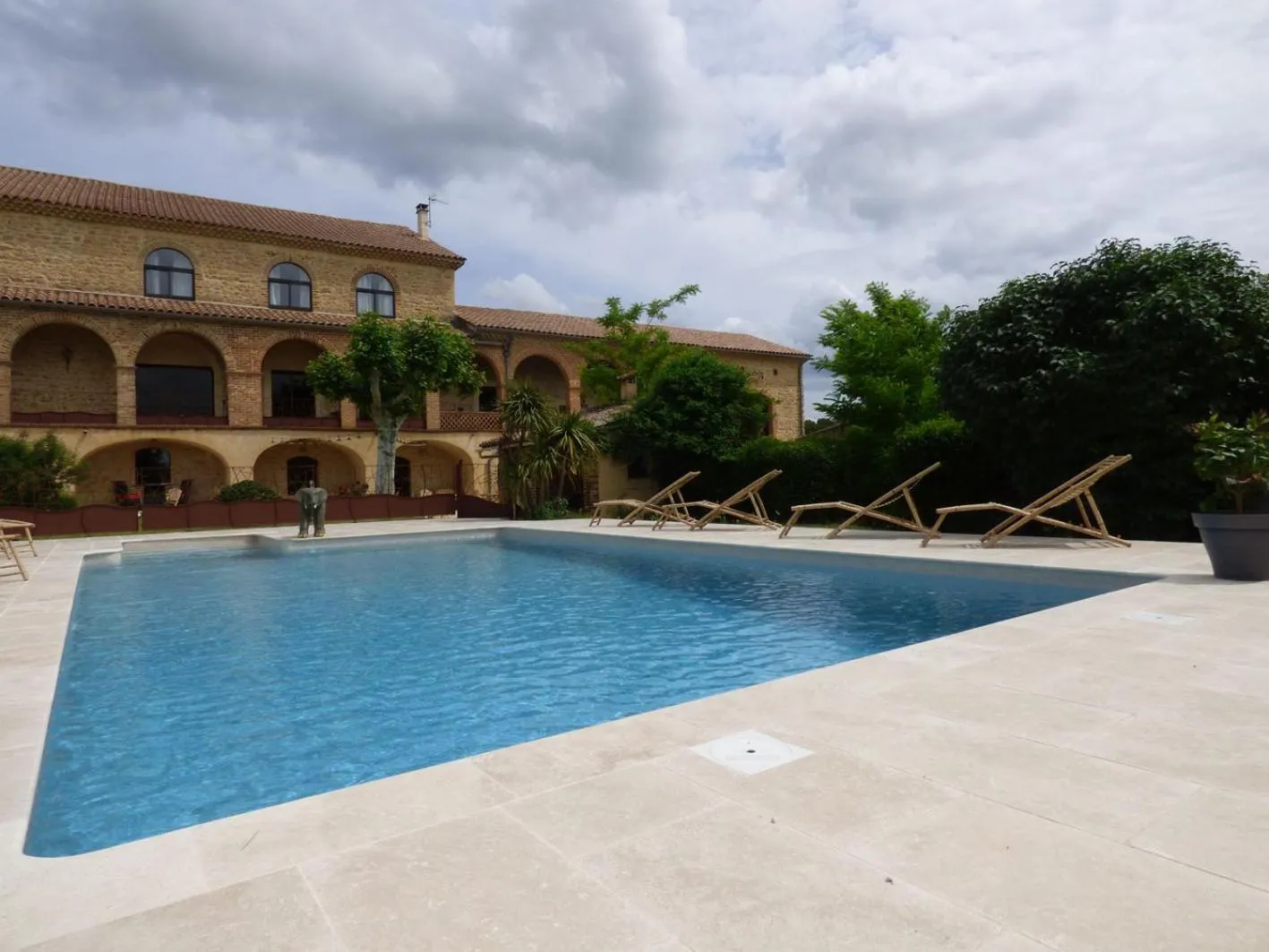 Swimming pool in Mas d'Asvin & Spa