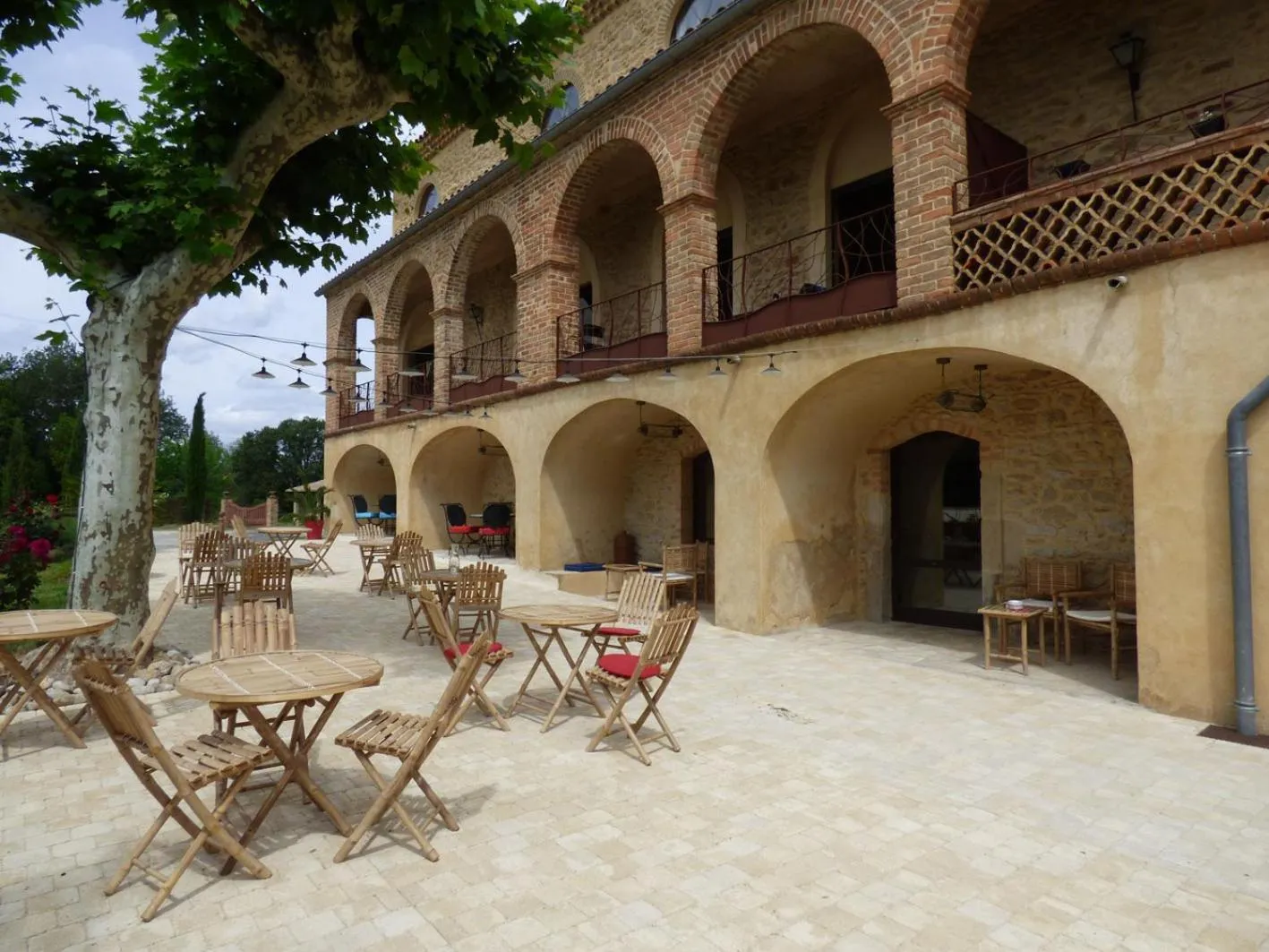 Balcony/Terrace in Mas d'Asvin & Spa