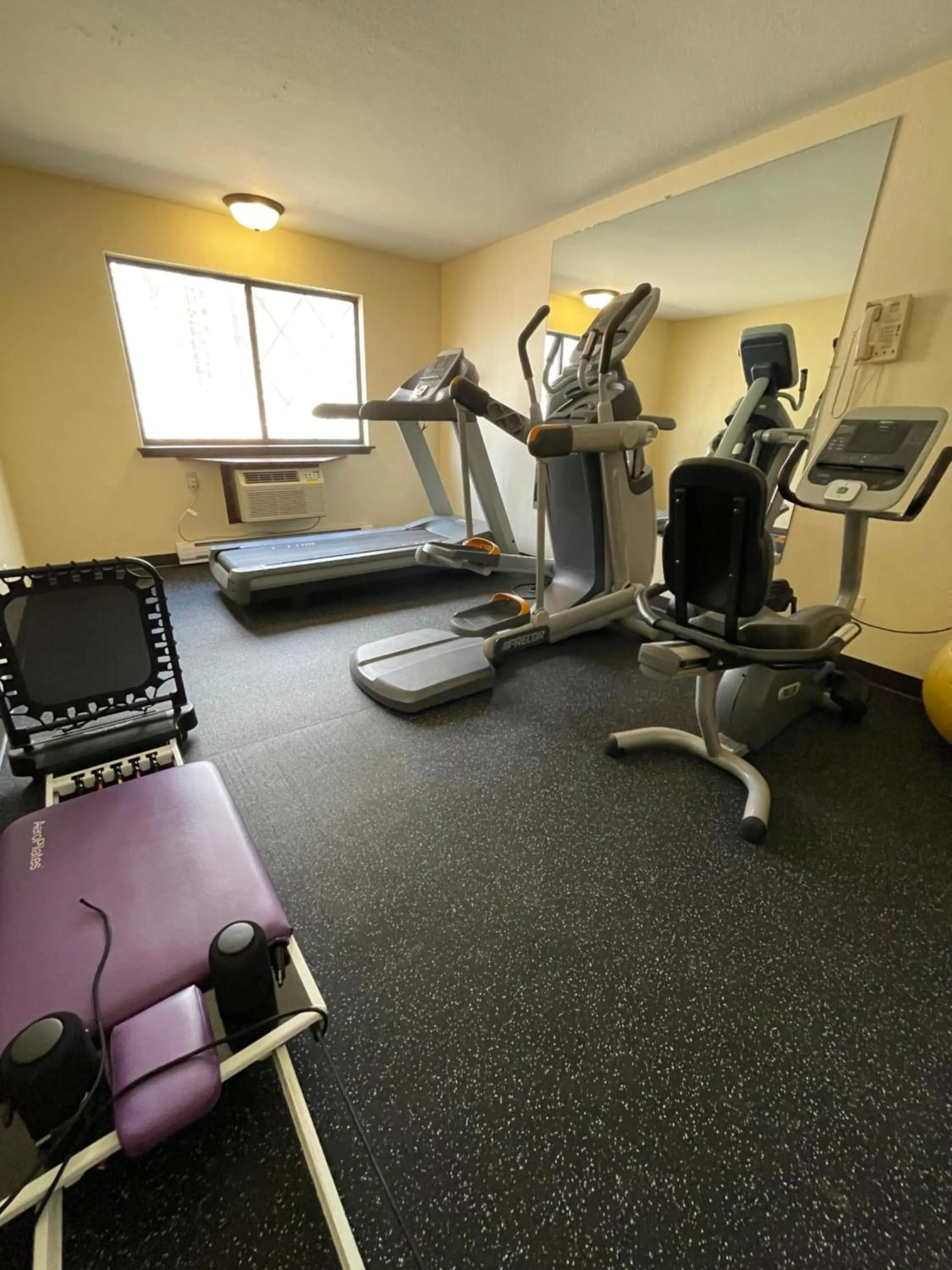 Fitness centre/facilities in Days Inn & Suites by Wyndham Stevens Point