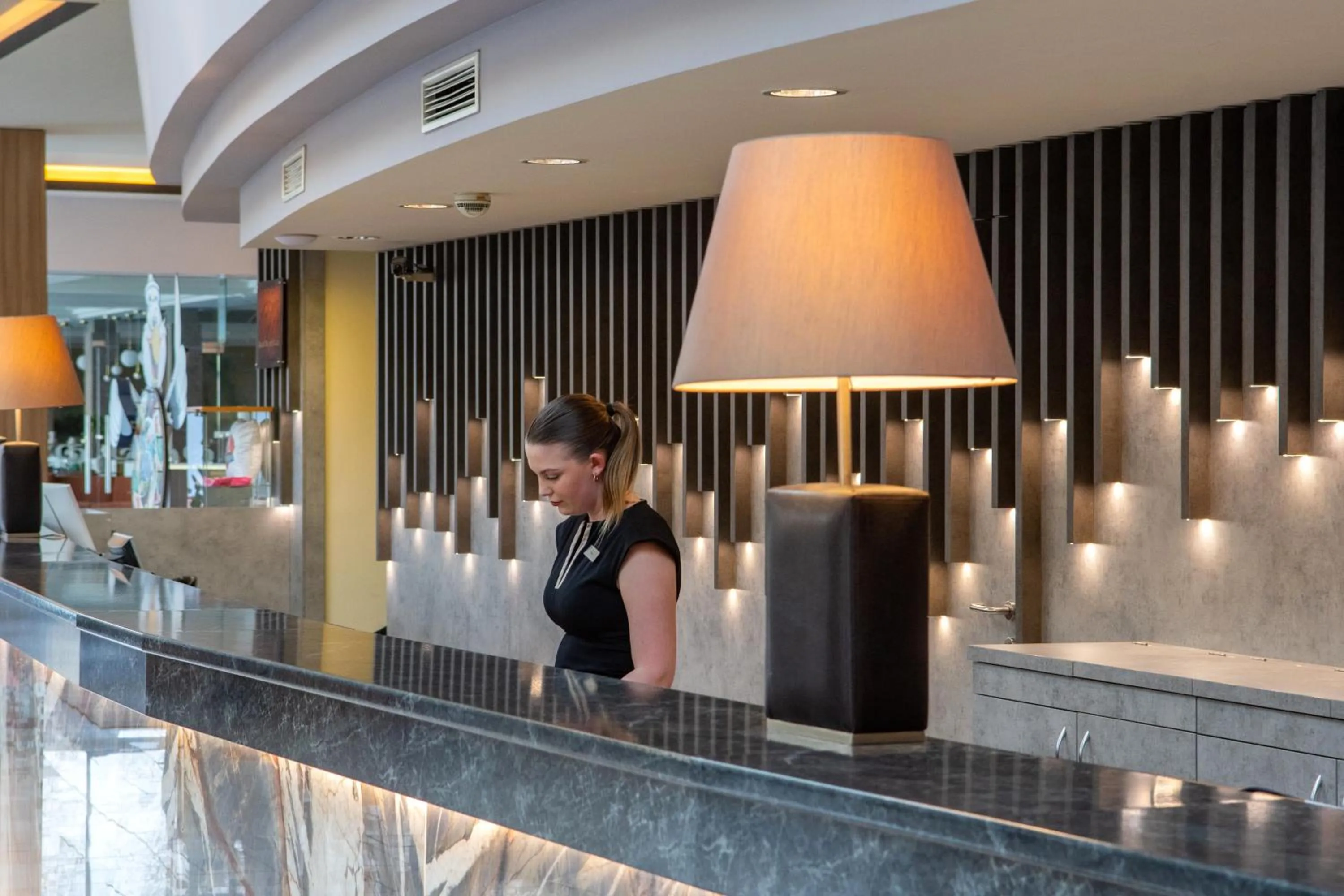 Lobby or reception in Hotel Azur Premium