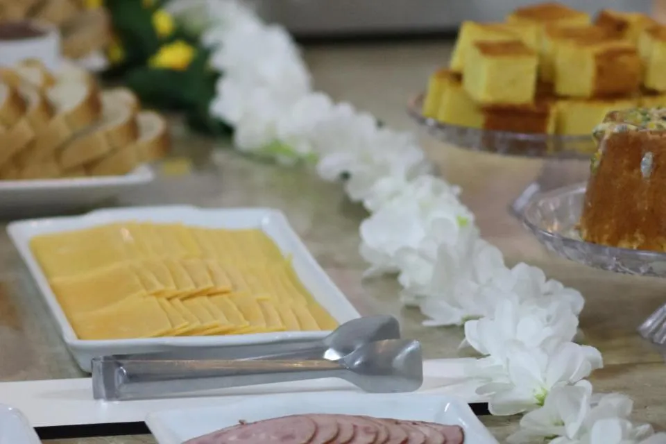 Buffet breakfast in Eco Hotel