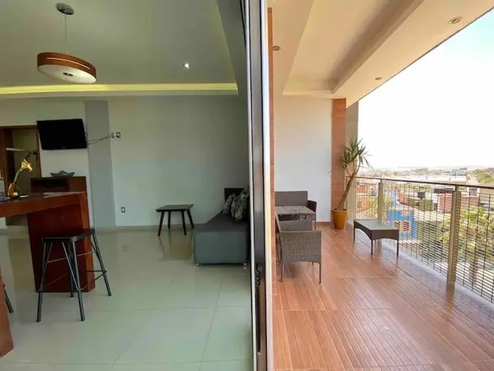Balcony/Terrace in Suites La Gloria Alojamiento independiente