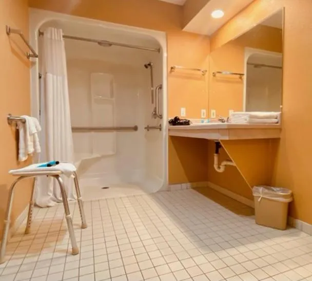 King Suite with Roll-In Shower - Mobility/Hearing Accessible - Non-Smoking in Days Inn by Wyndham Roseburg