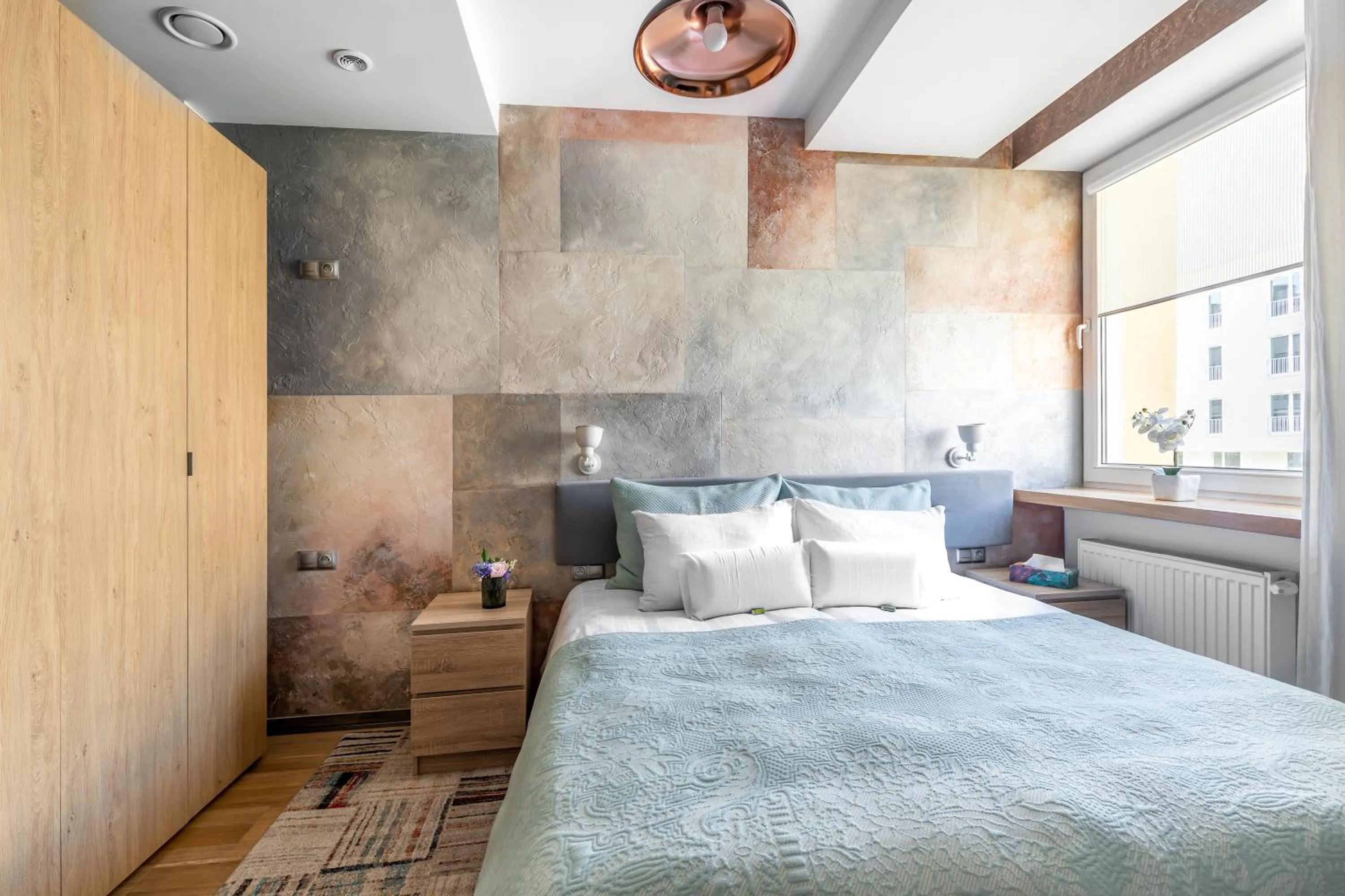 Bedroom, Bed in Apartamenty Efekt 72