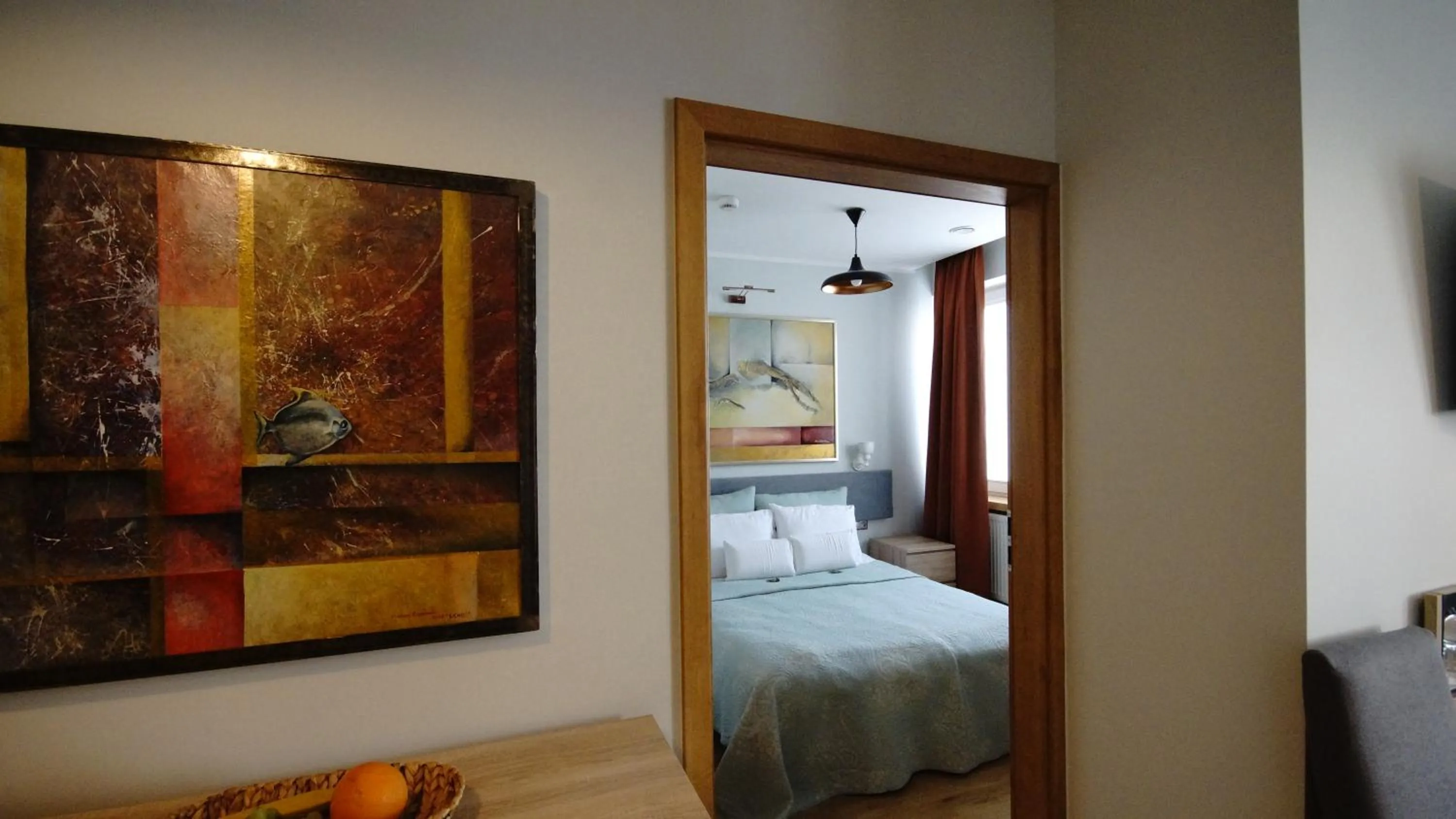 Bedroom, Bed in Apartamenty Efekt 72