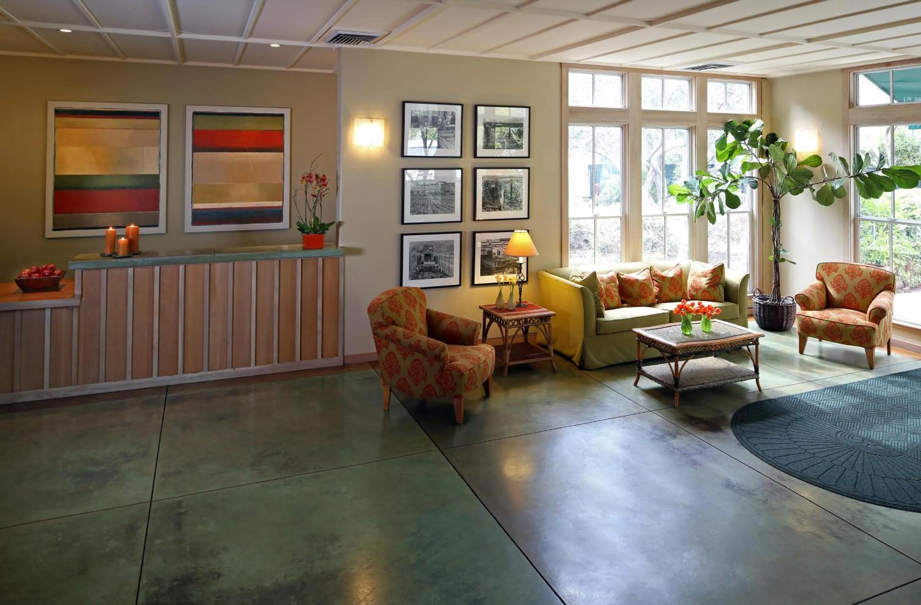 Lobby or reception in Southbridge Napa Valley