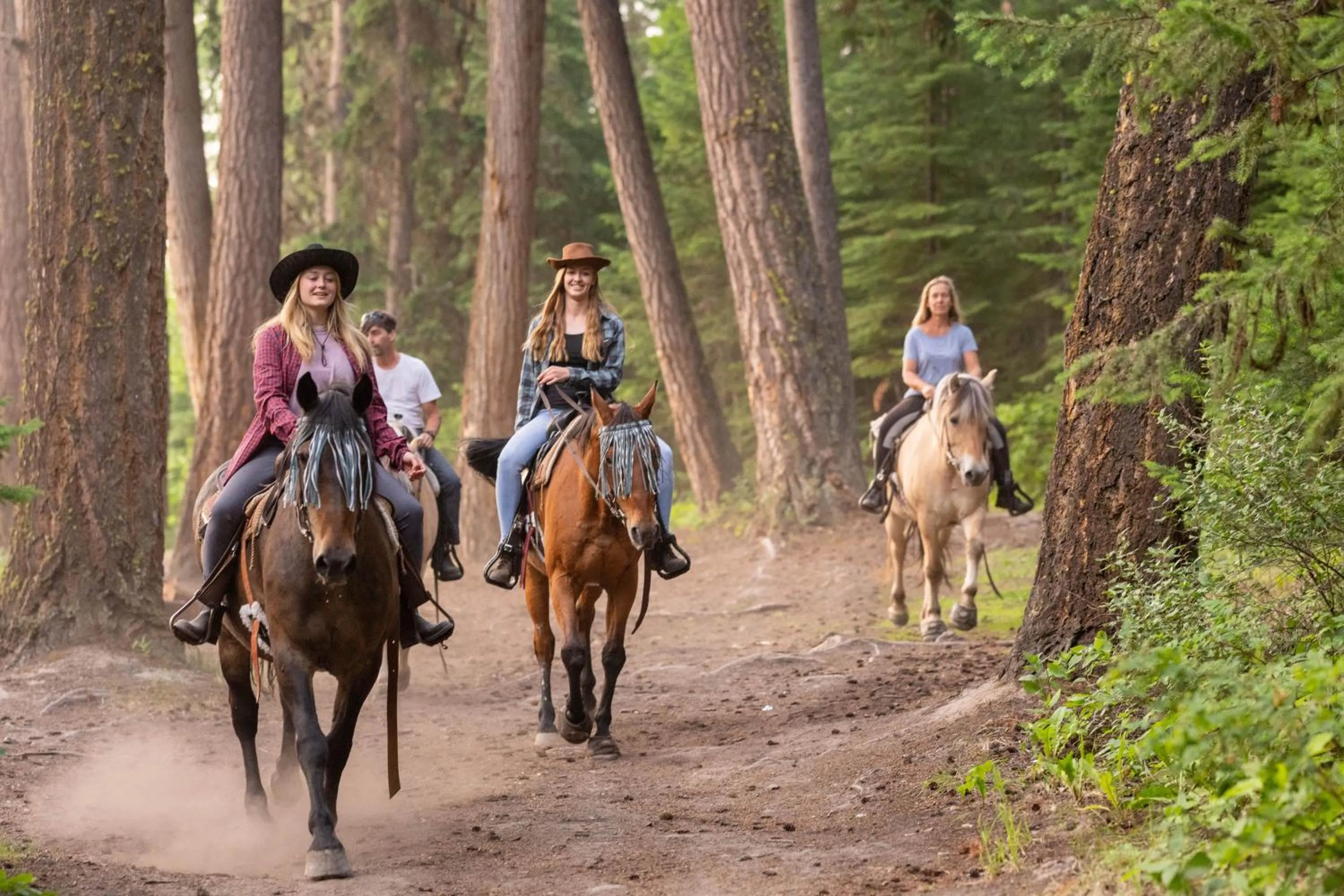 Horse-riding in Beaver Guest Ranch