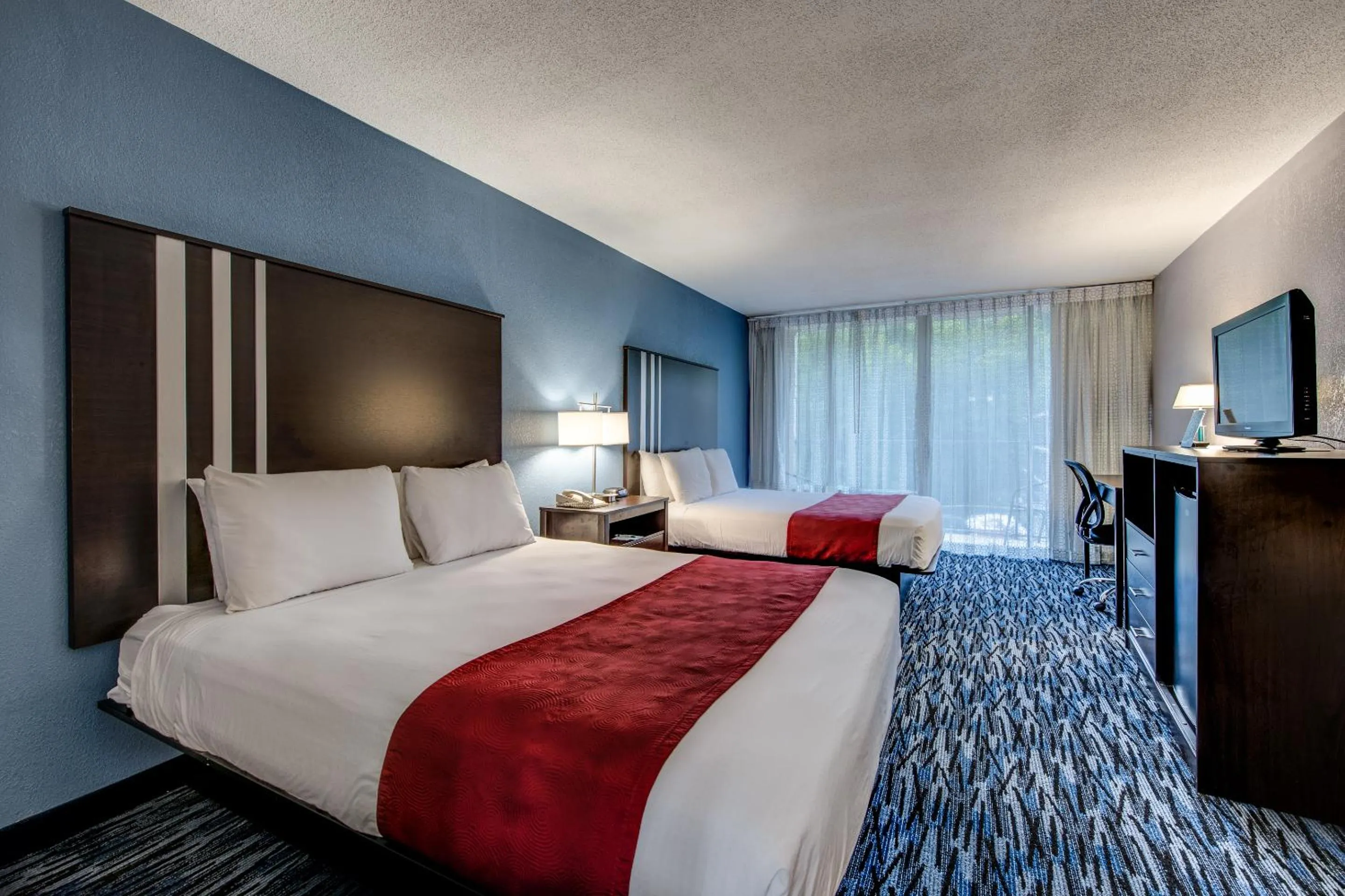 TV and multimedia, Bed in Glenstone Lodge