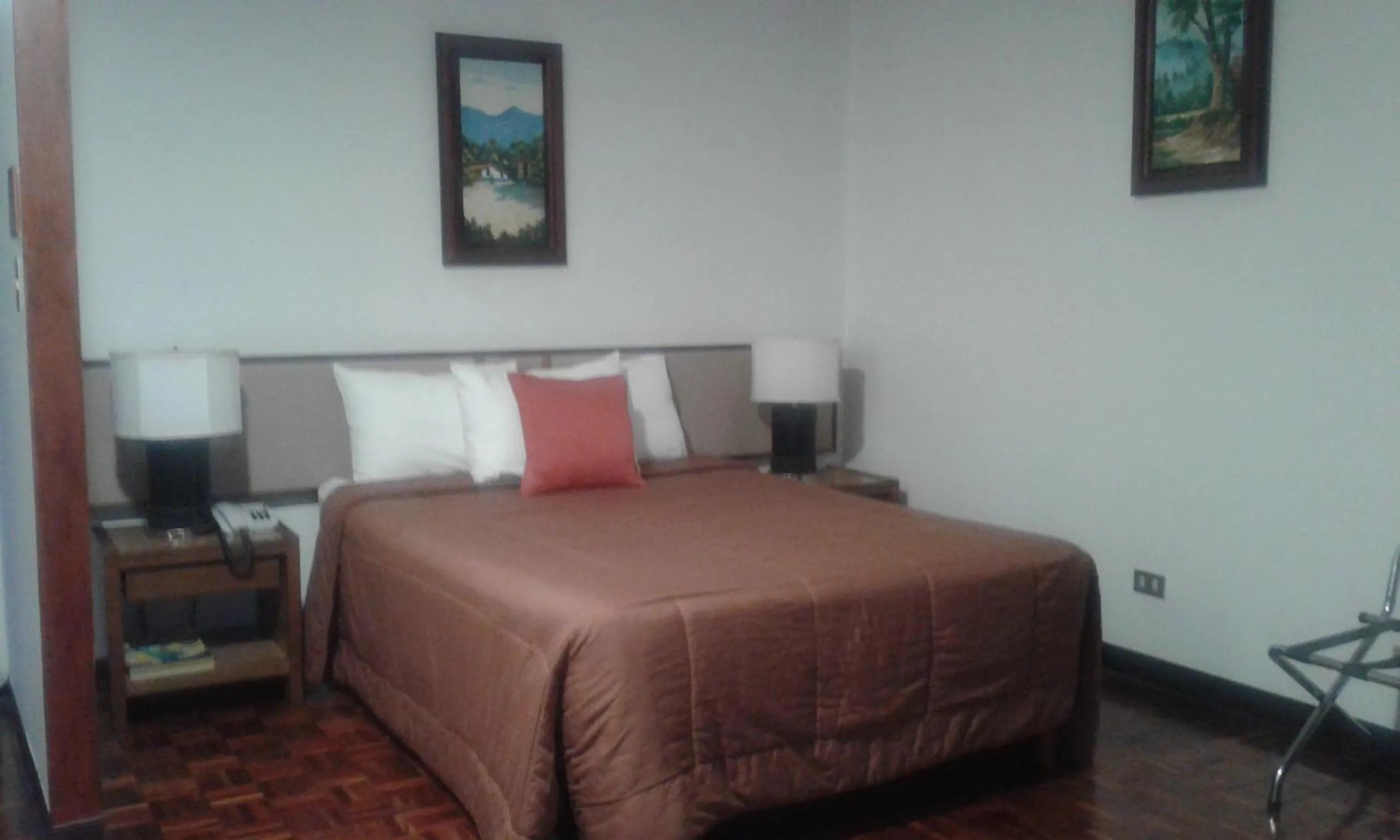 Bed in Hotel Villa Tournon