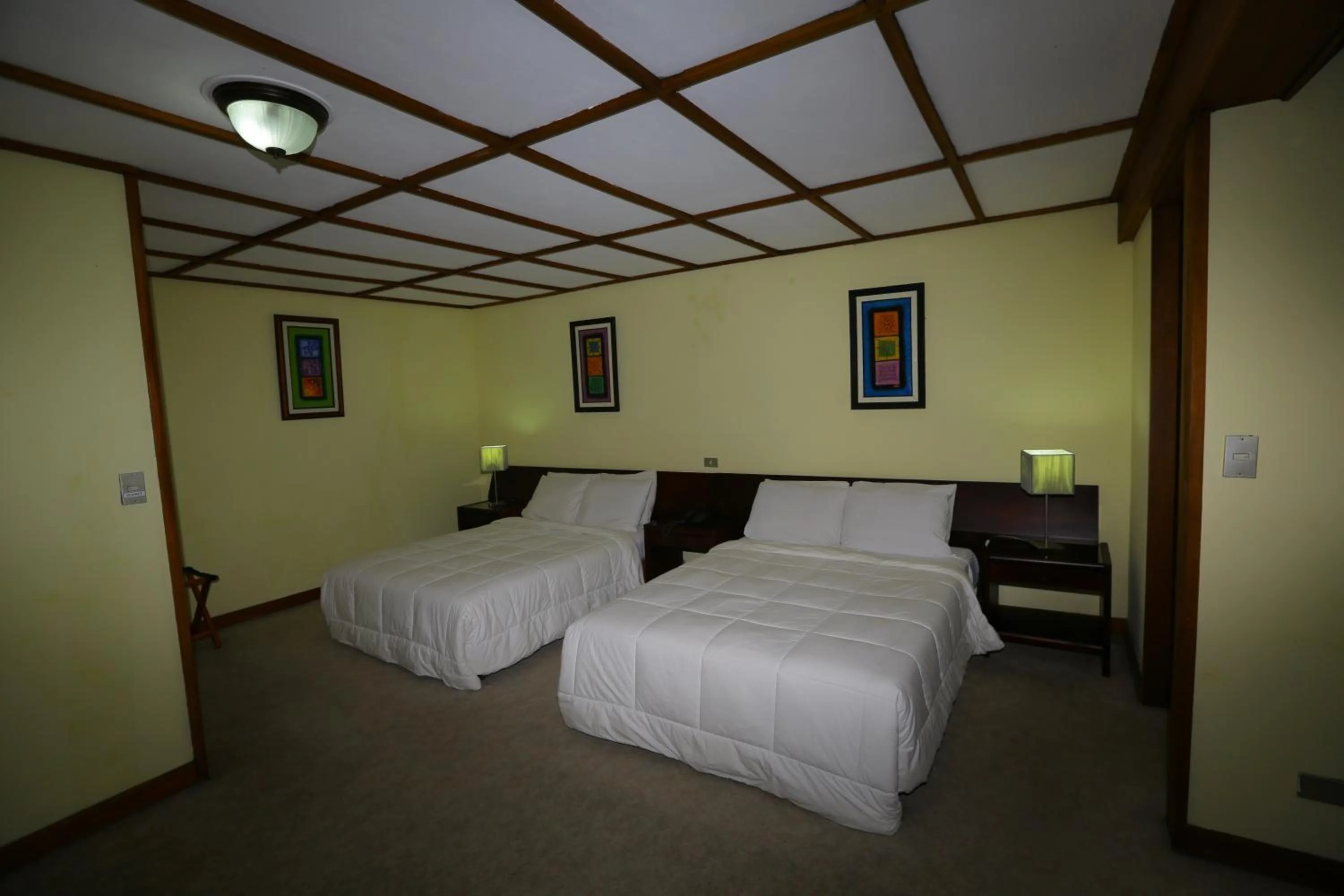 Bed in Hotel Villa Tournon