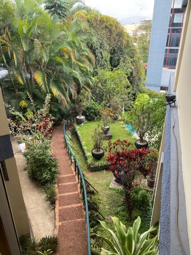 Garden view in Hotel Villa Tournon