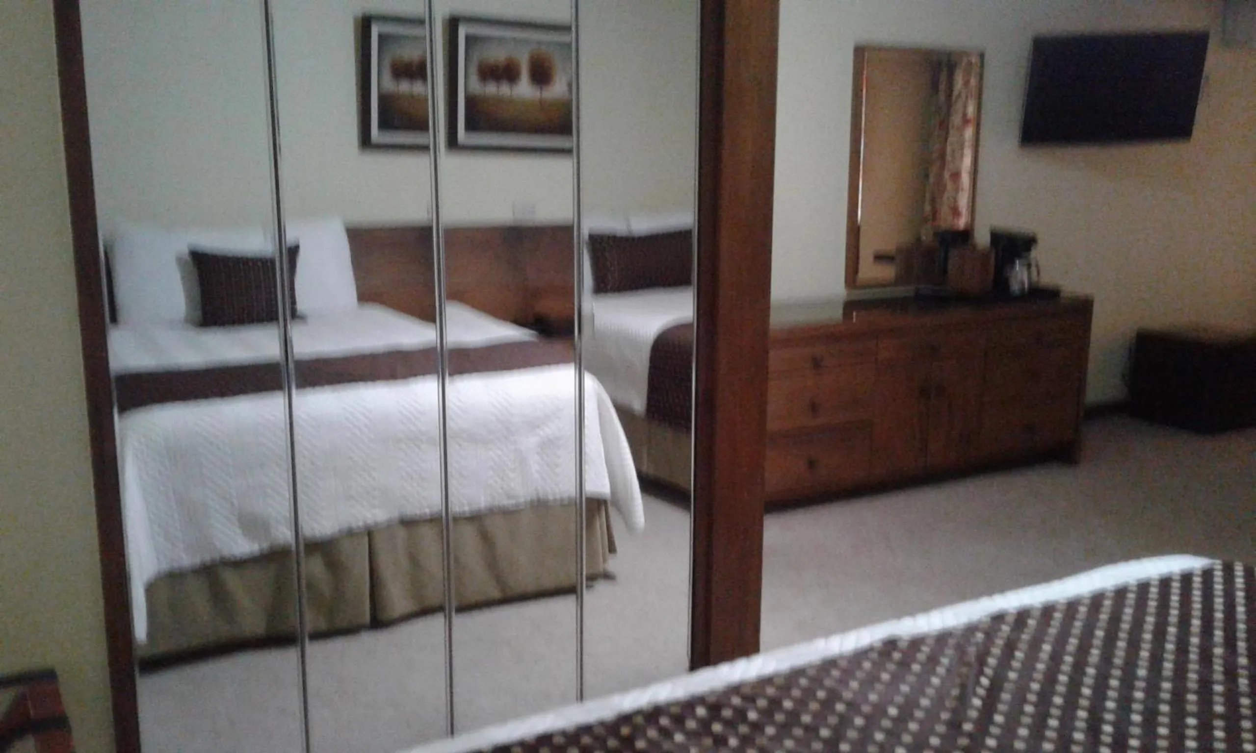 Bed in Hotel Villa Tournon