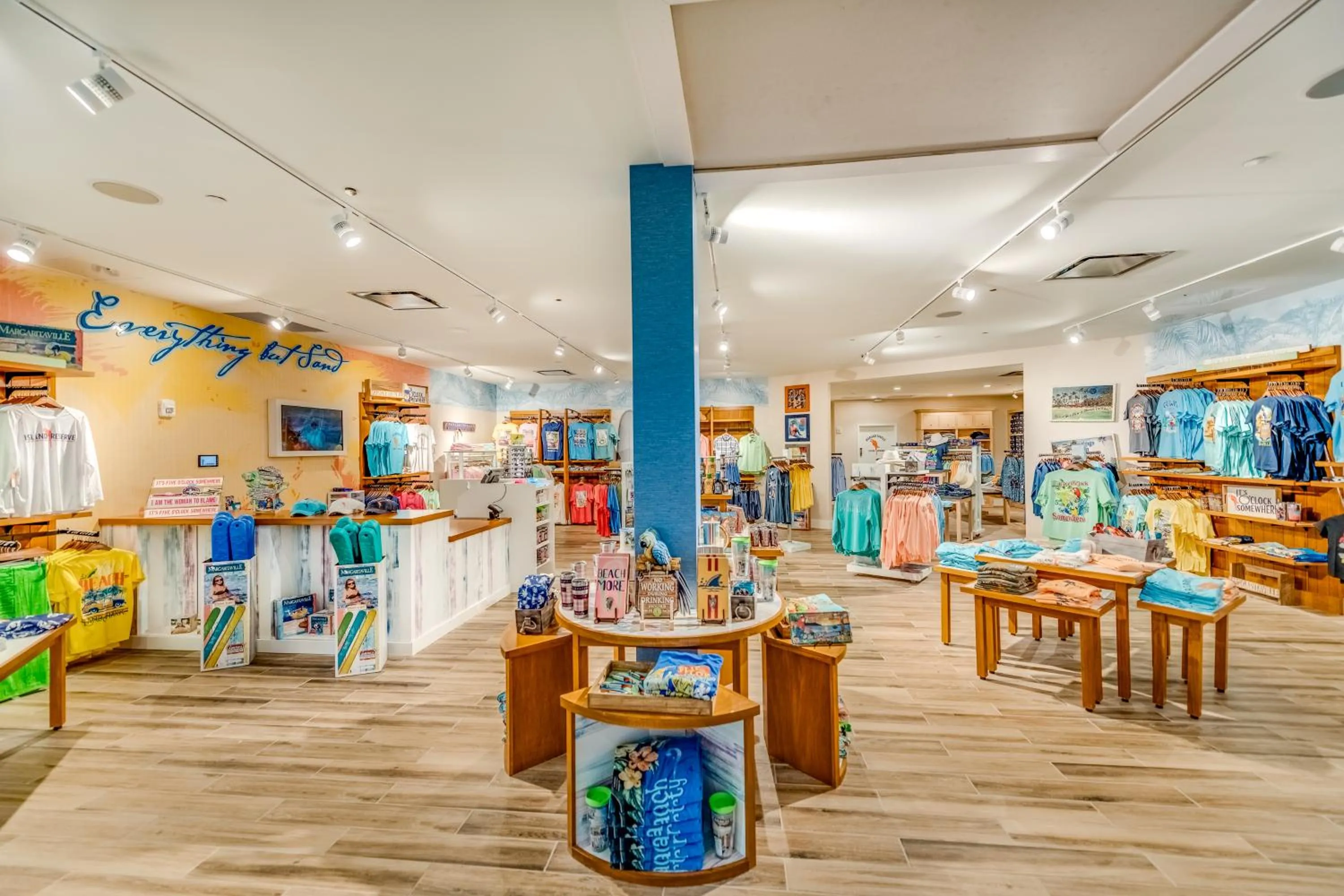 On-site shops in Margaritaville Resort Orlando with H2O Waterpark