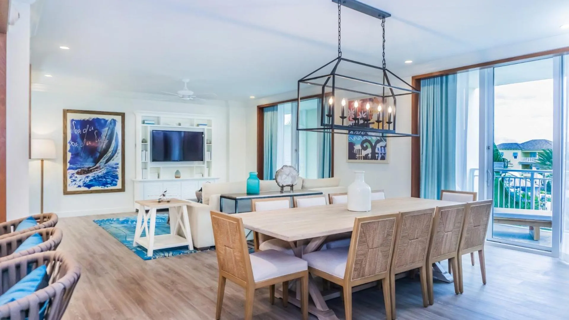 Living room in Margaritaville Resort Orlando with H2O Waterpark