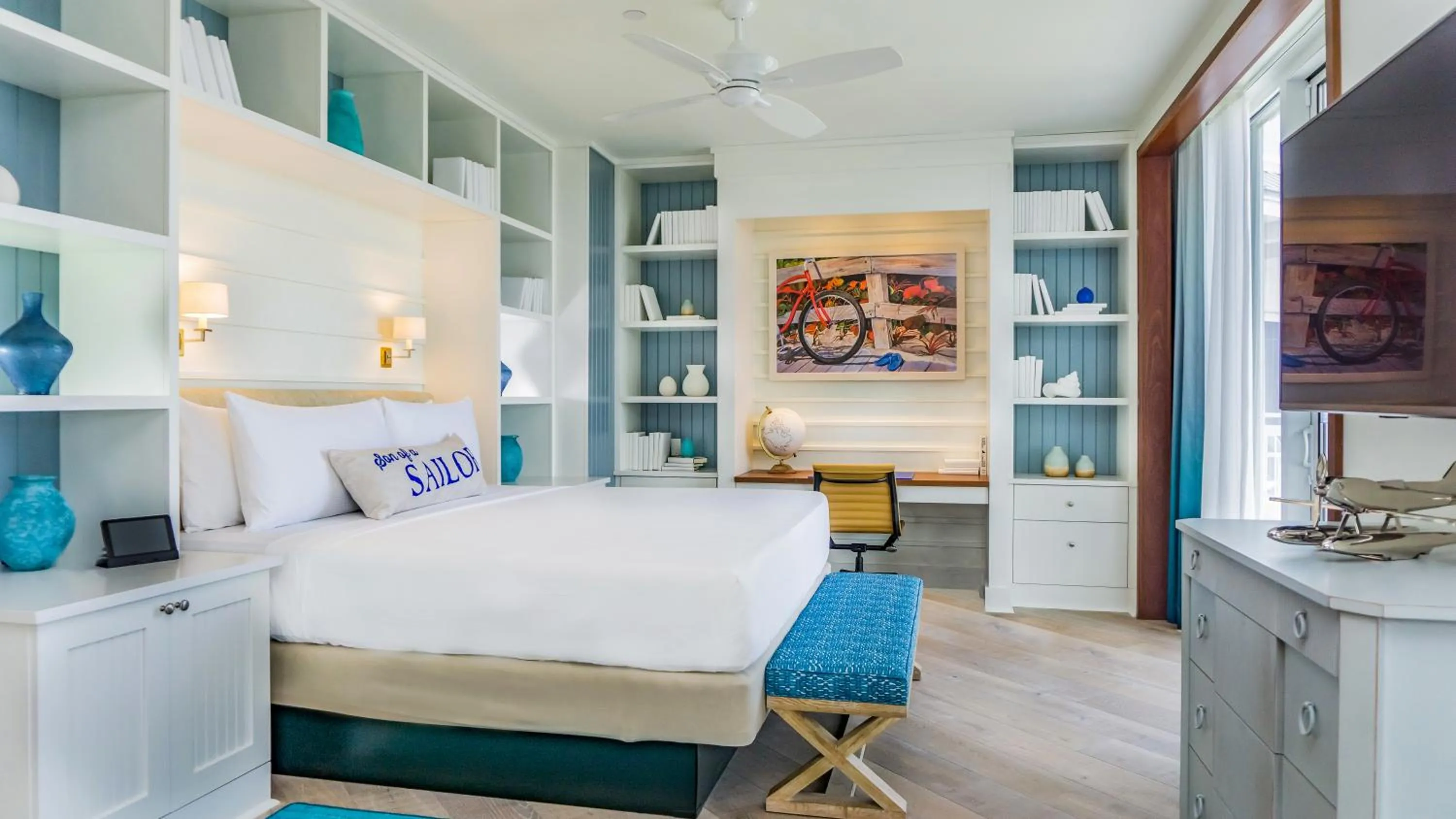 Bed in Margaritaville Resort Orlando with H2O Waterpark
