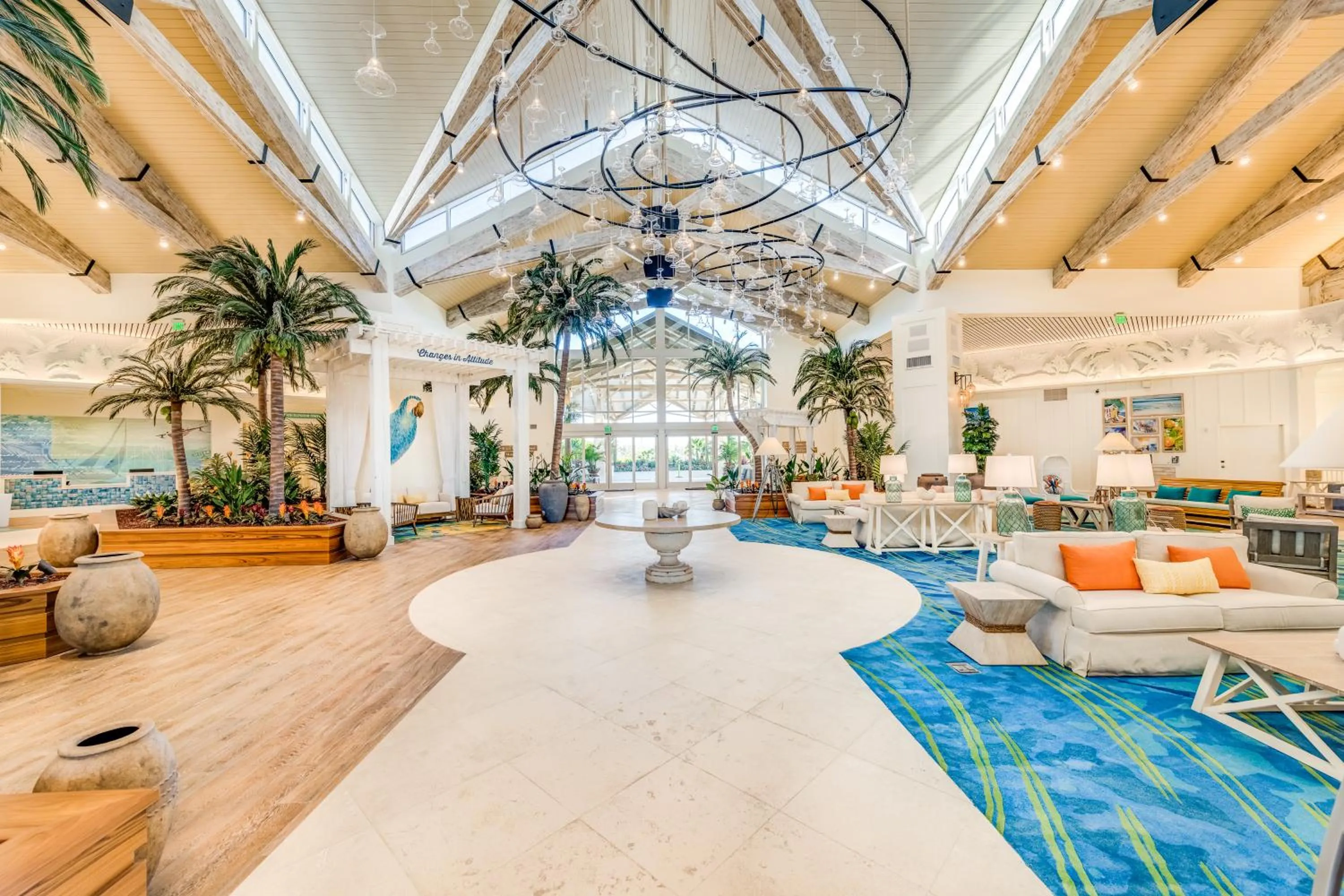 Lobby or reception in Margaritaville Resort Orlando with H2O Waterpark