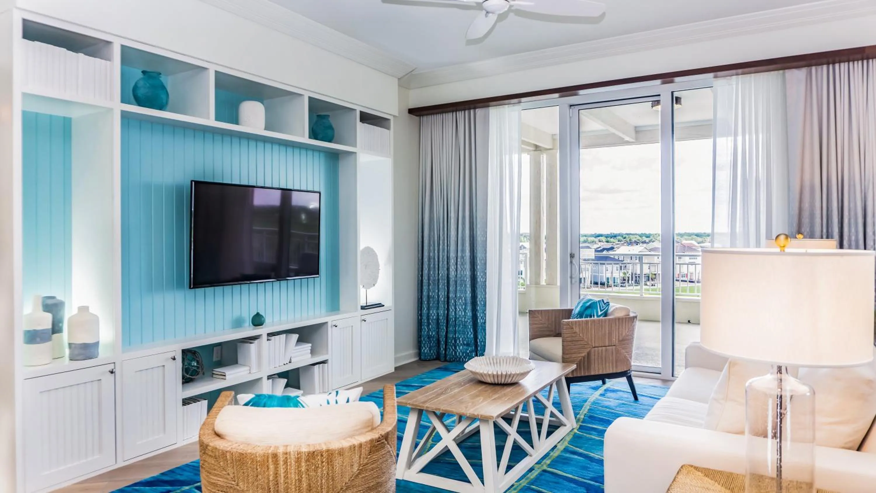TV and multimedia in Margaritaville Resort Orlando with H2O Waterpark