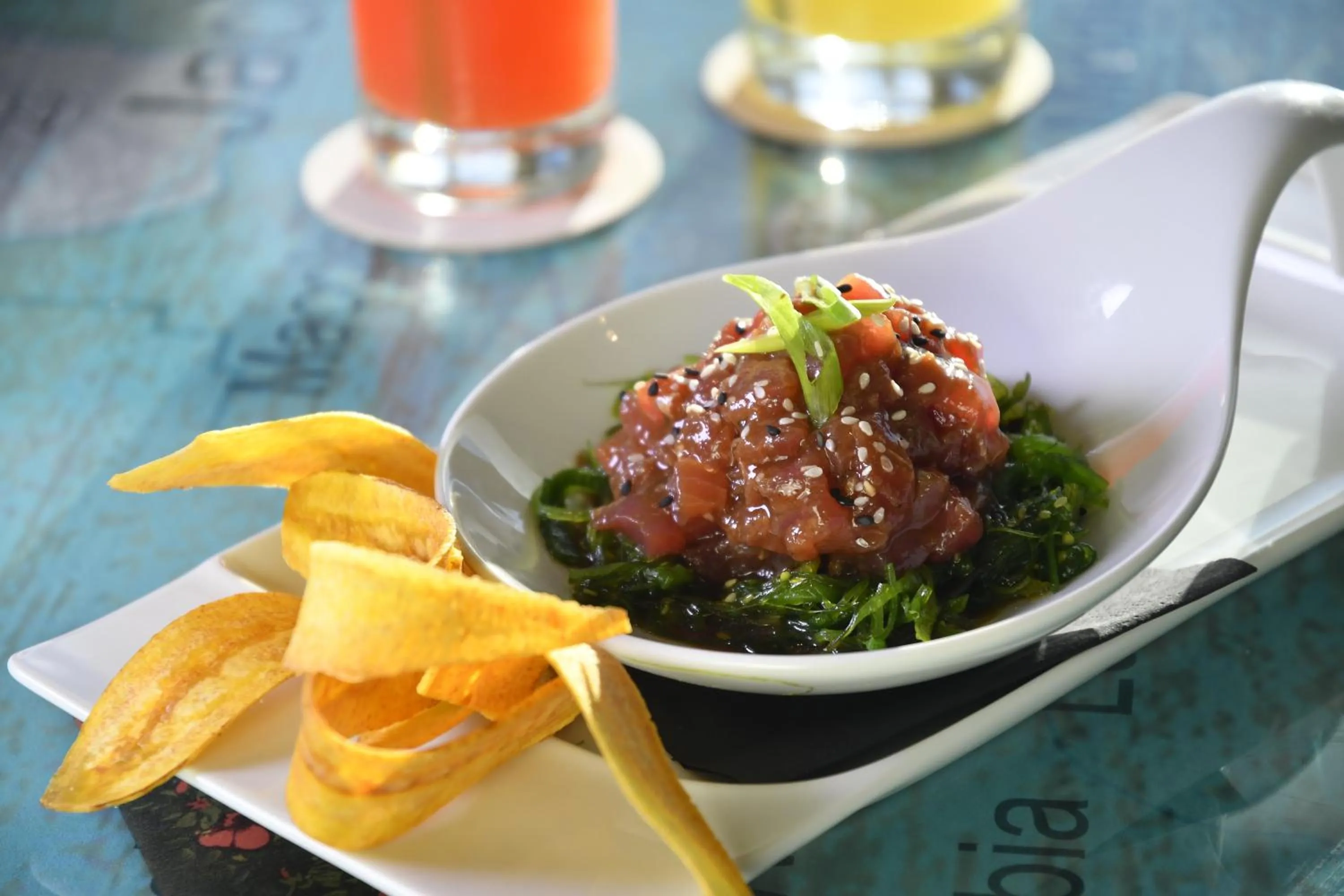 Food close-up in Margaritaville Resort Orlando with H2O Waterpark