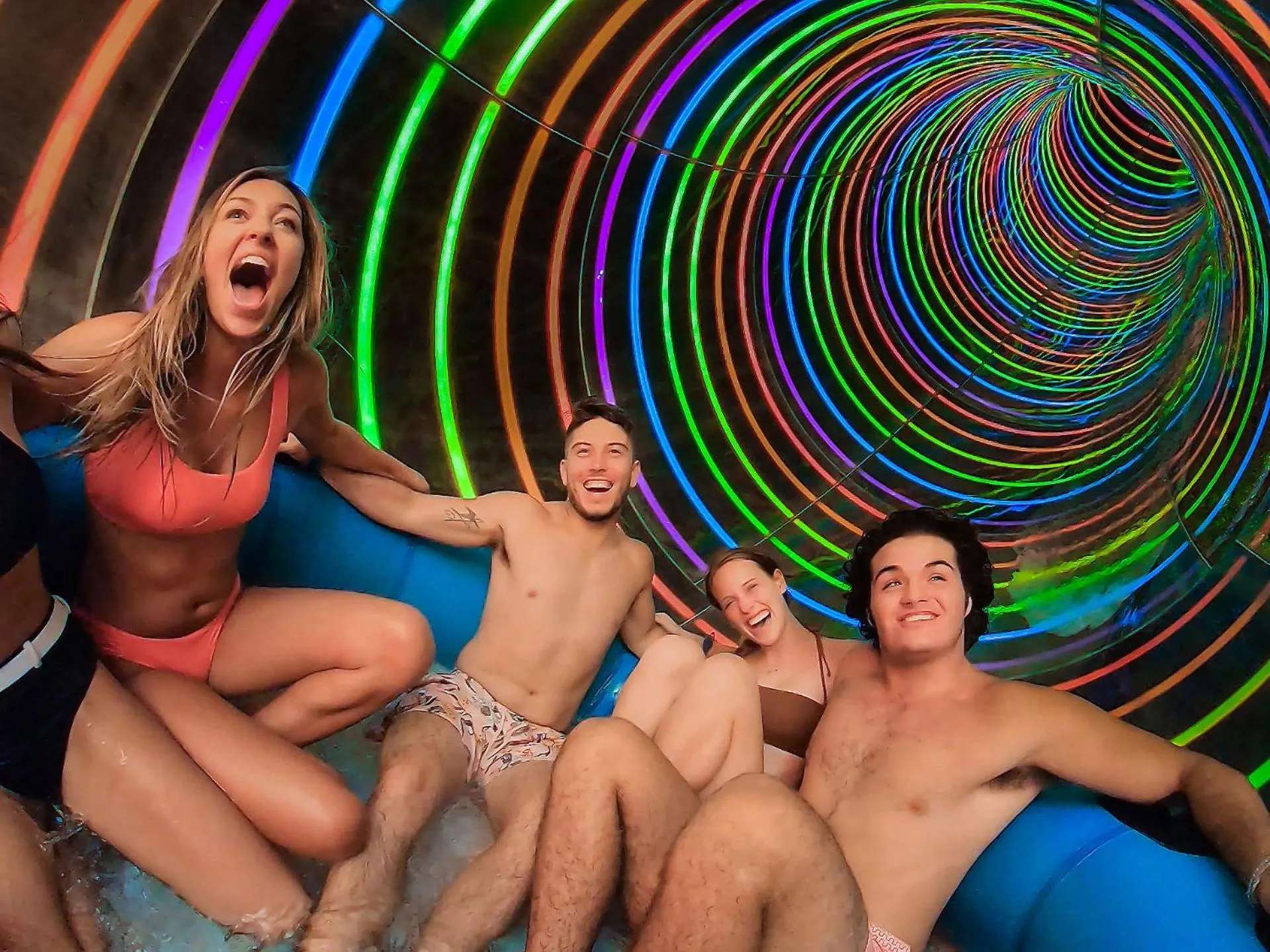 Aqua park in Margaritaville Resort Orlando with H2O Waterpark