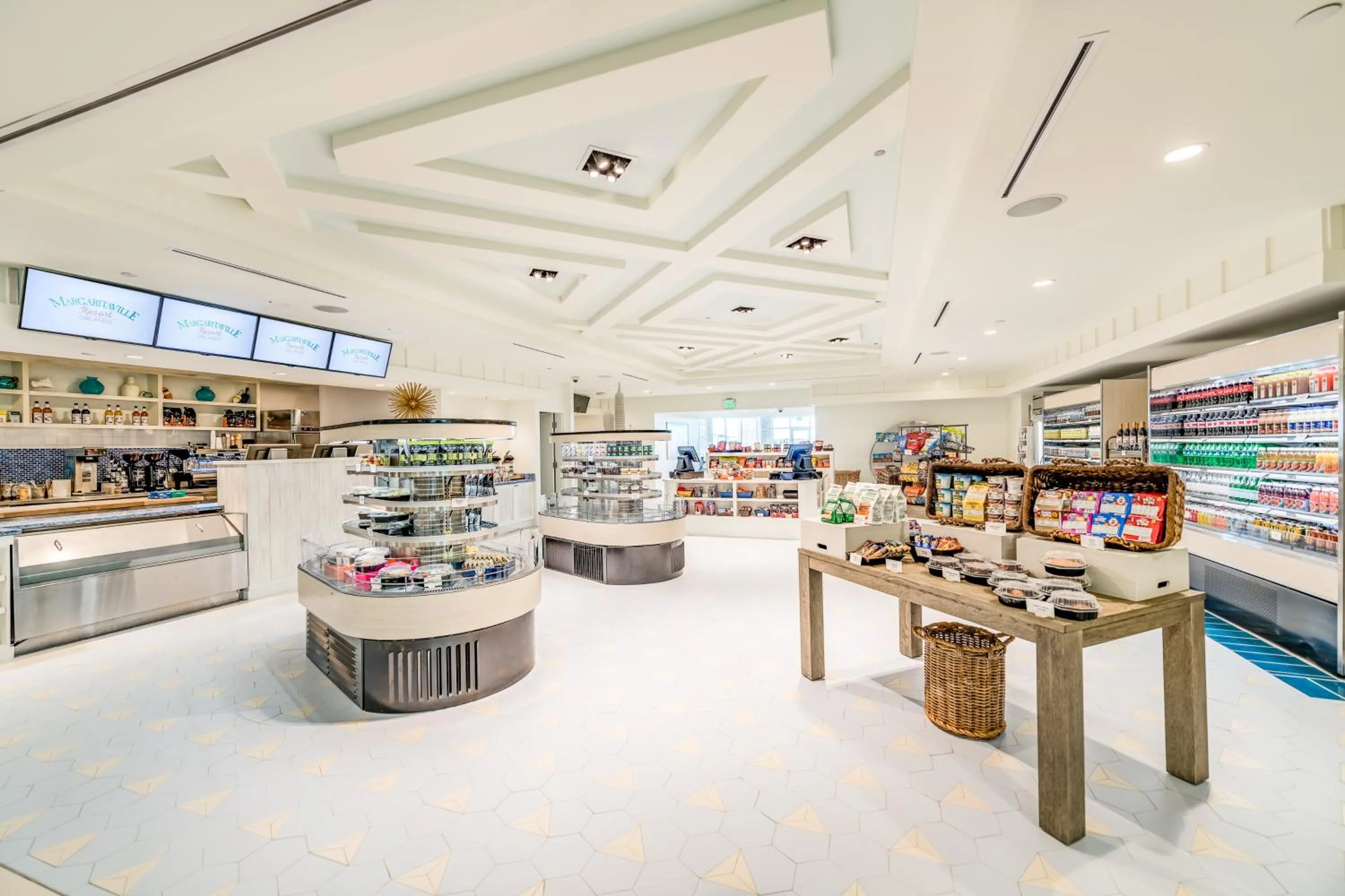 On-site shops in Margaritaville Resort Orlando with H2O Waterpark