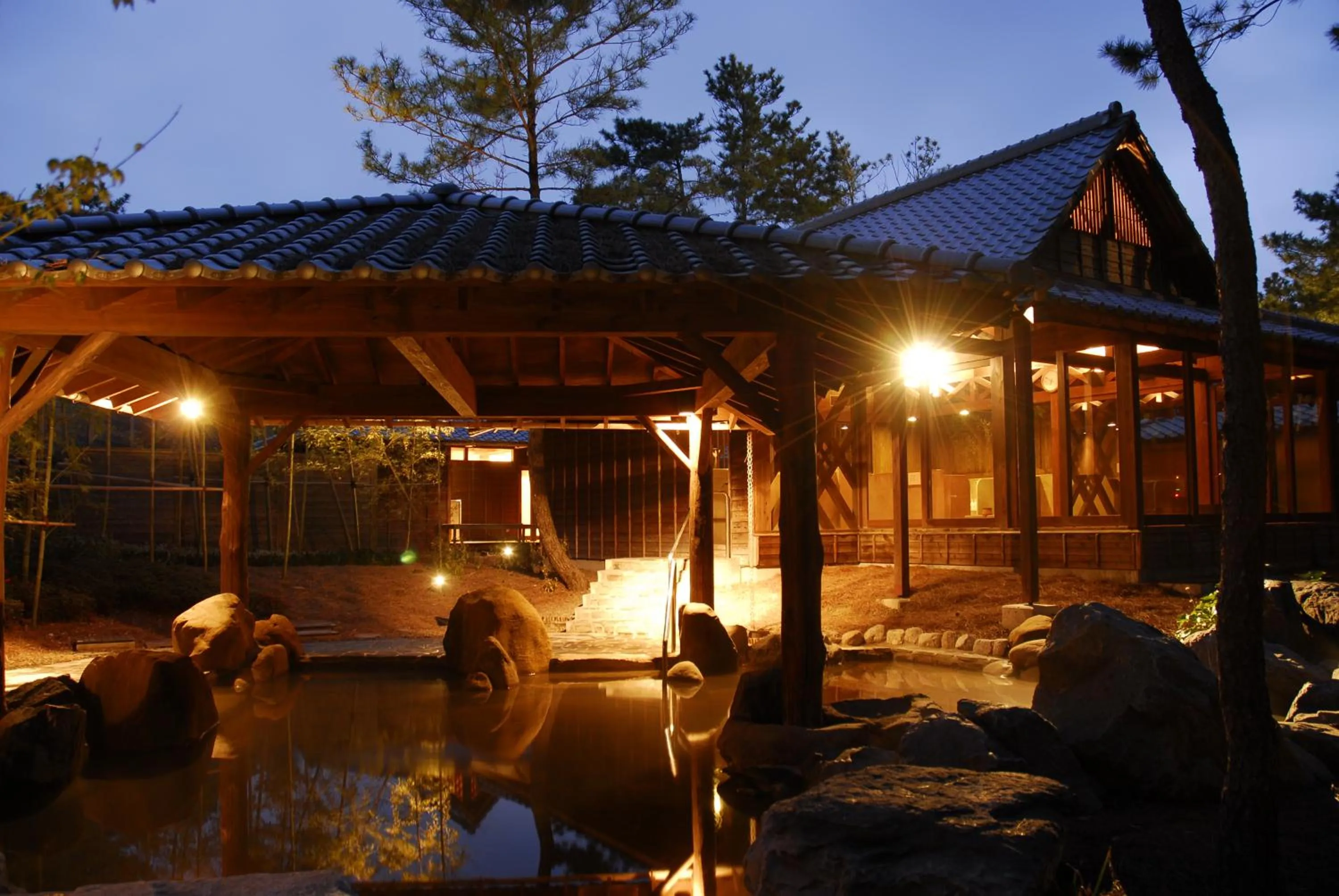 Hot Spring Bath in Phoenix Seagaia Ocean Tower