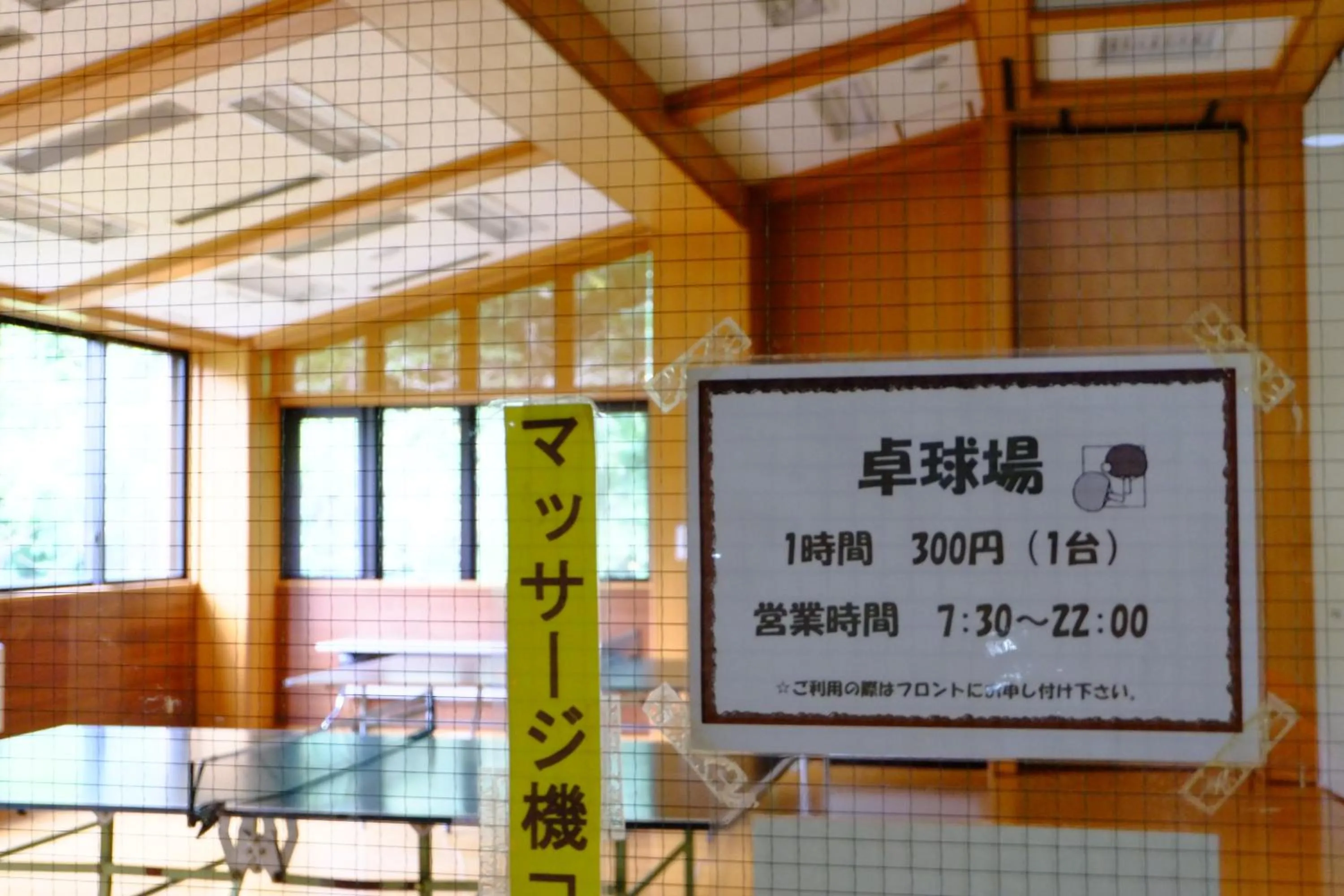 Table tennis in Lake Yamanakako Shuzansou
