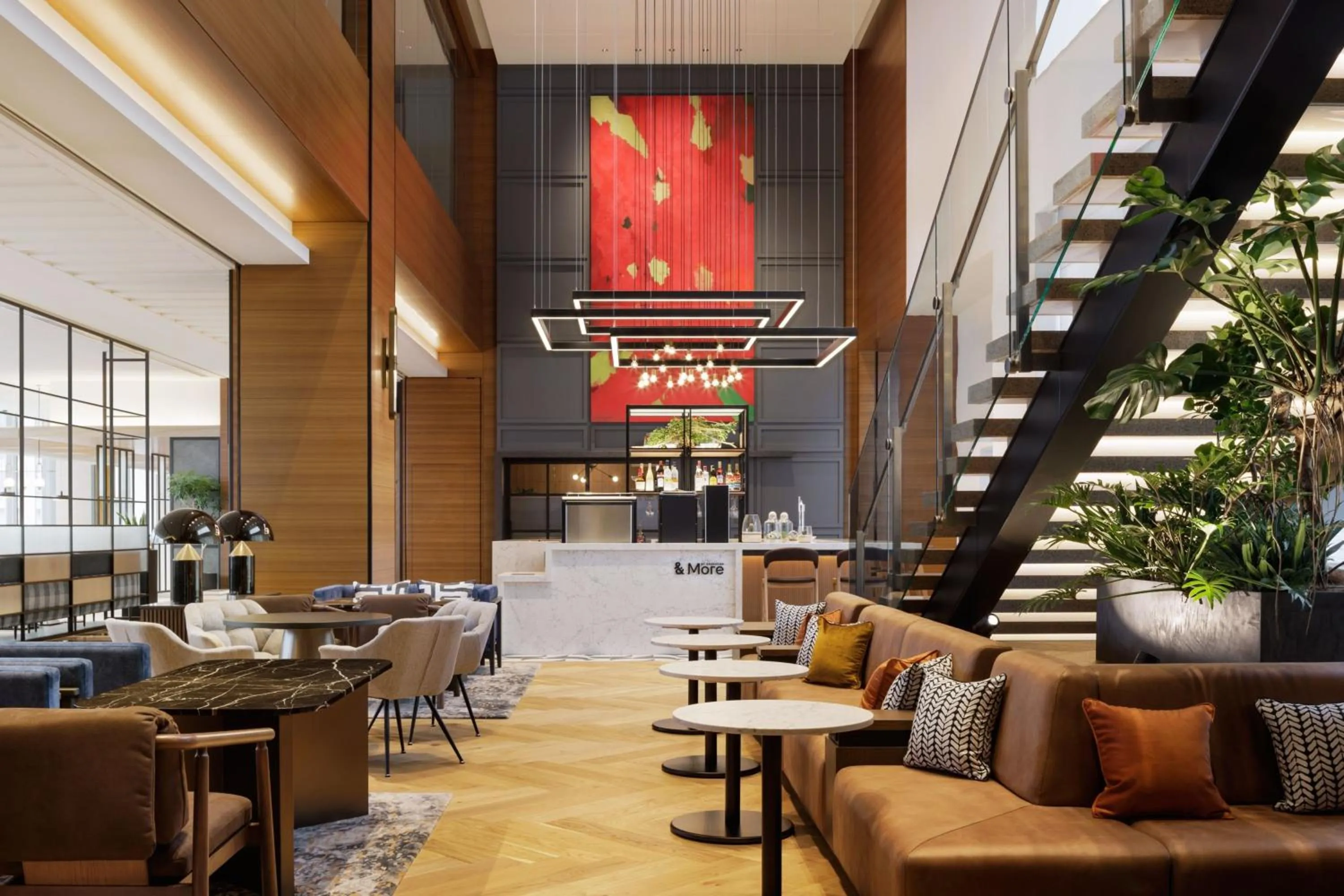 Lobby or reception in Sheraton Grand Hiroshima Hotel