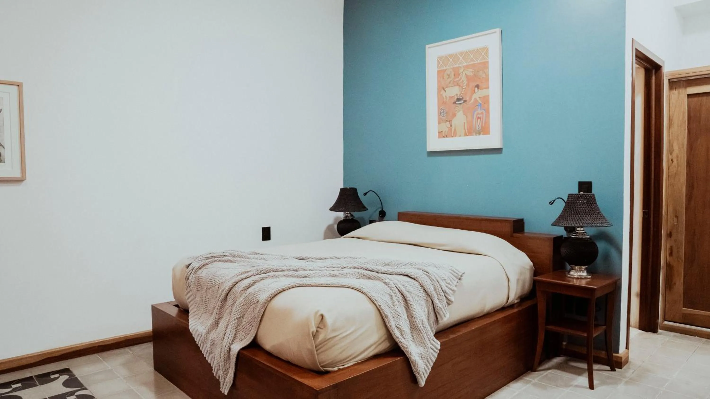 Bed in Hotel Siglo 17