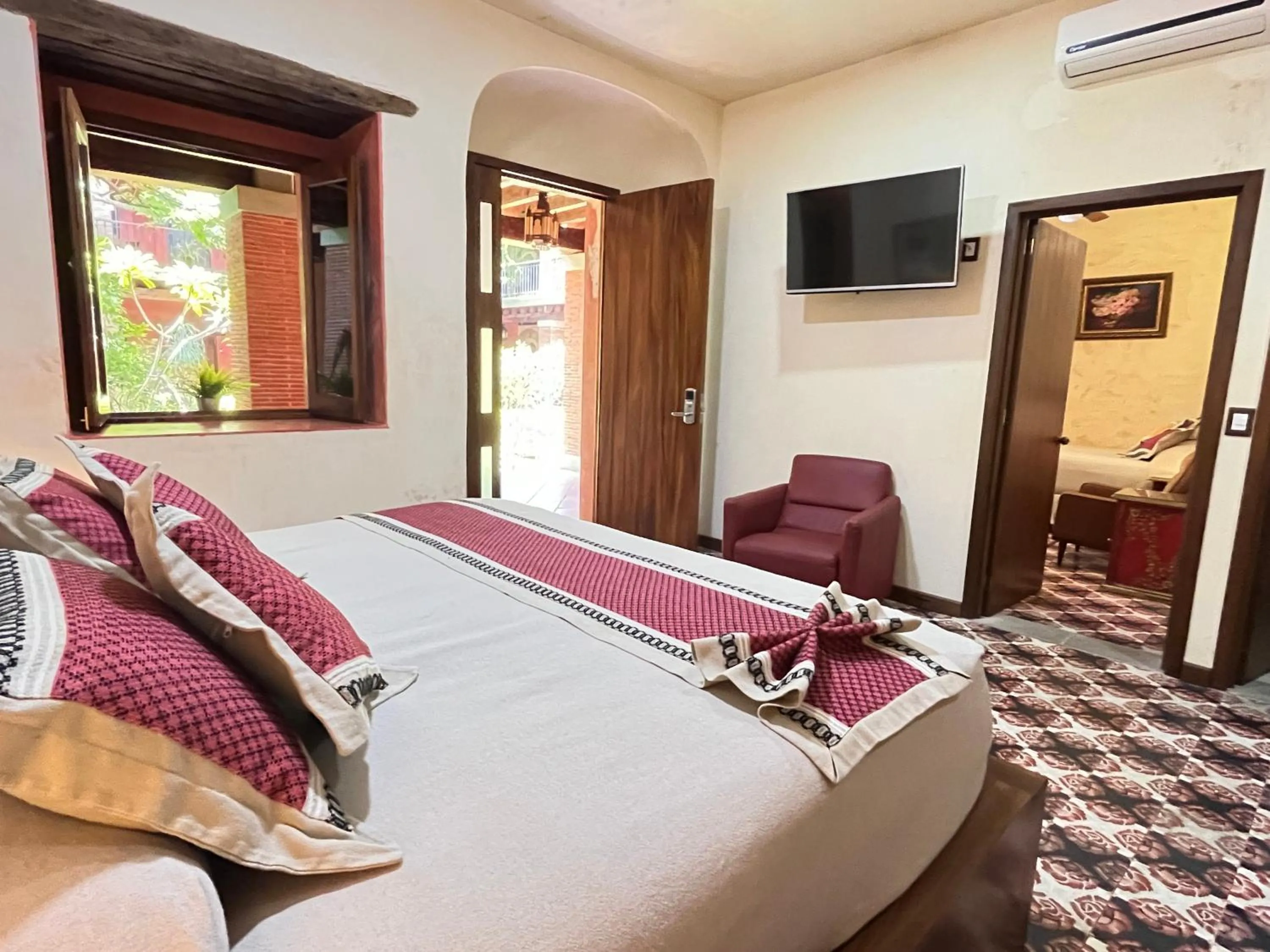 Bed in Hotel Siglo 17