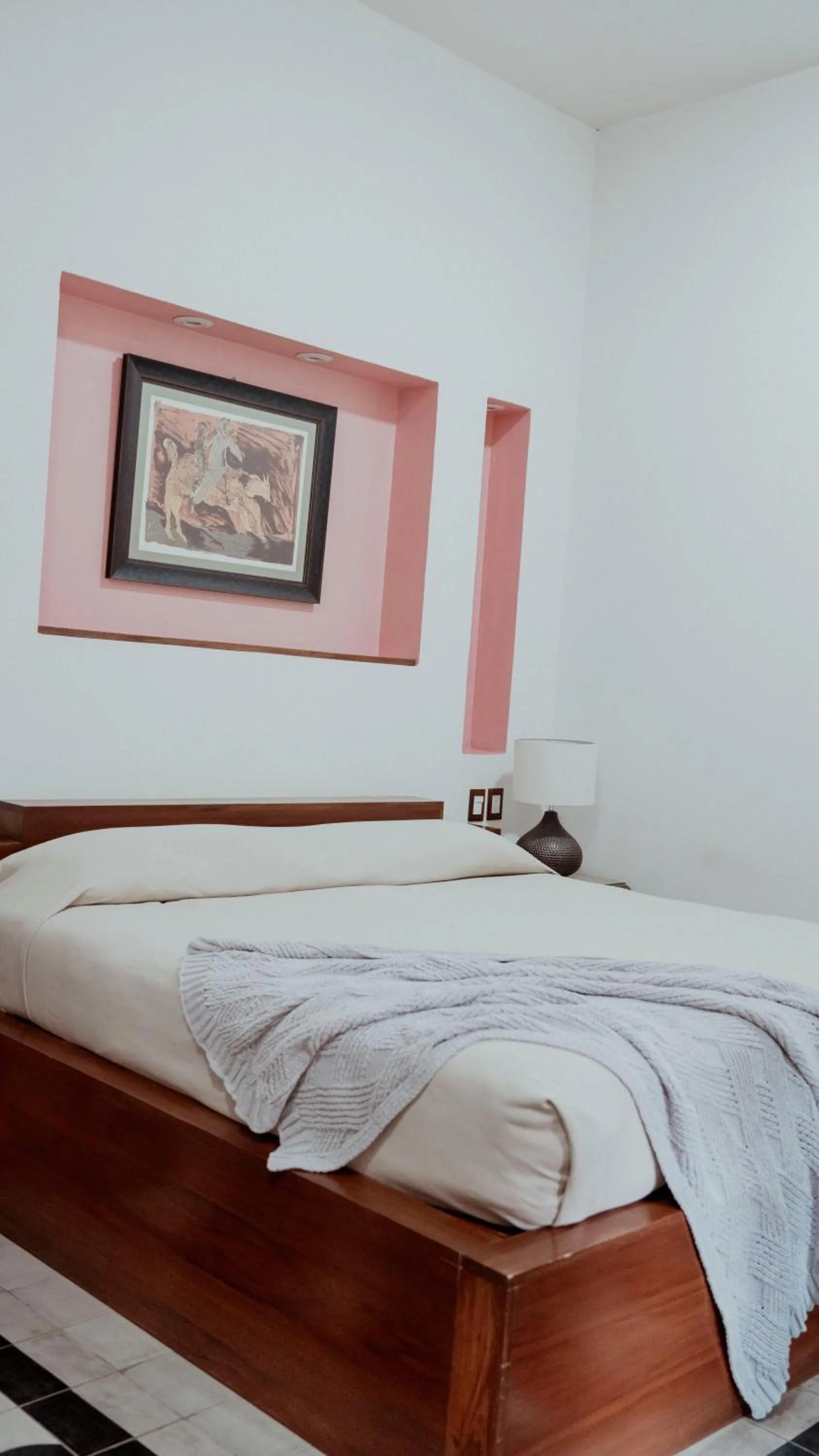 Bed in Hotel Siglo 17