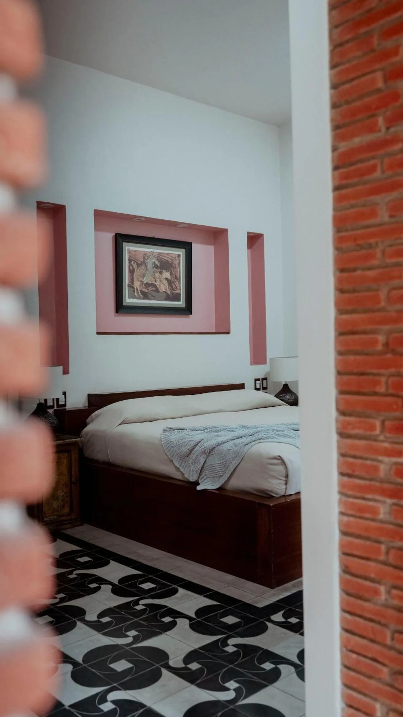 Bed in Hotel Siglo 17