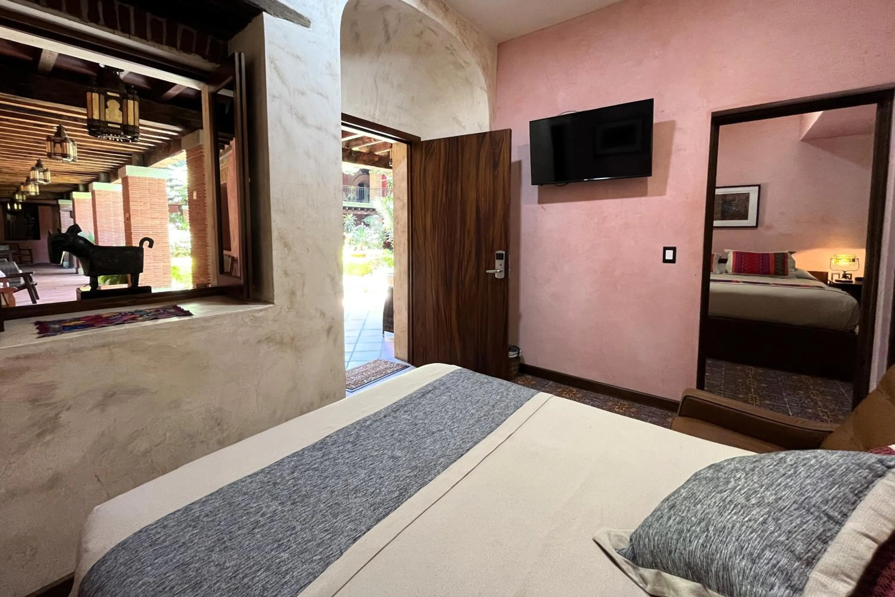 Bed in Hotel Siglo 17