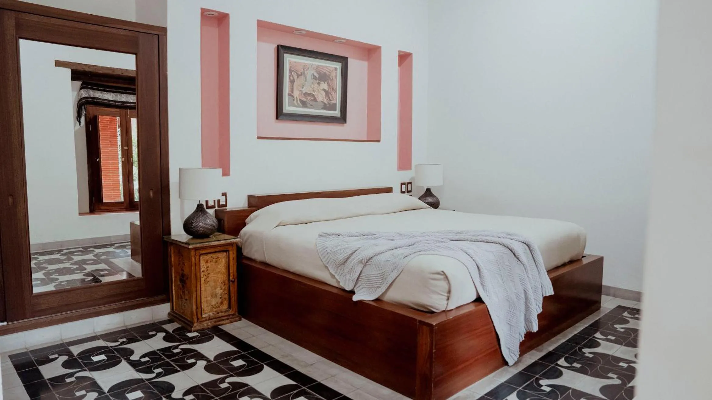 Bed in Hotel Siglo 17