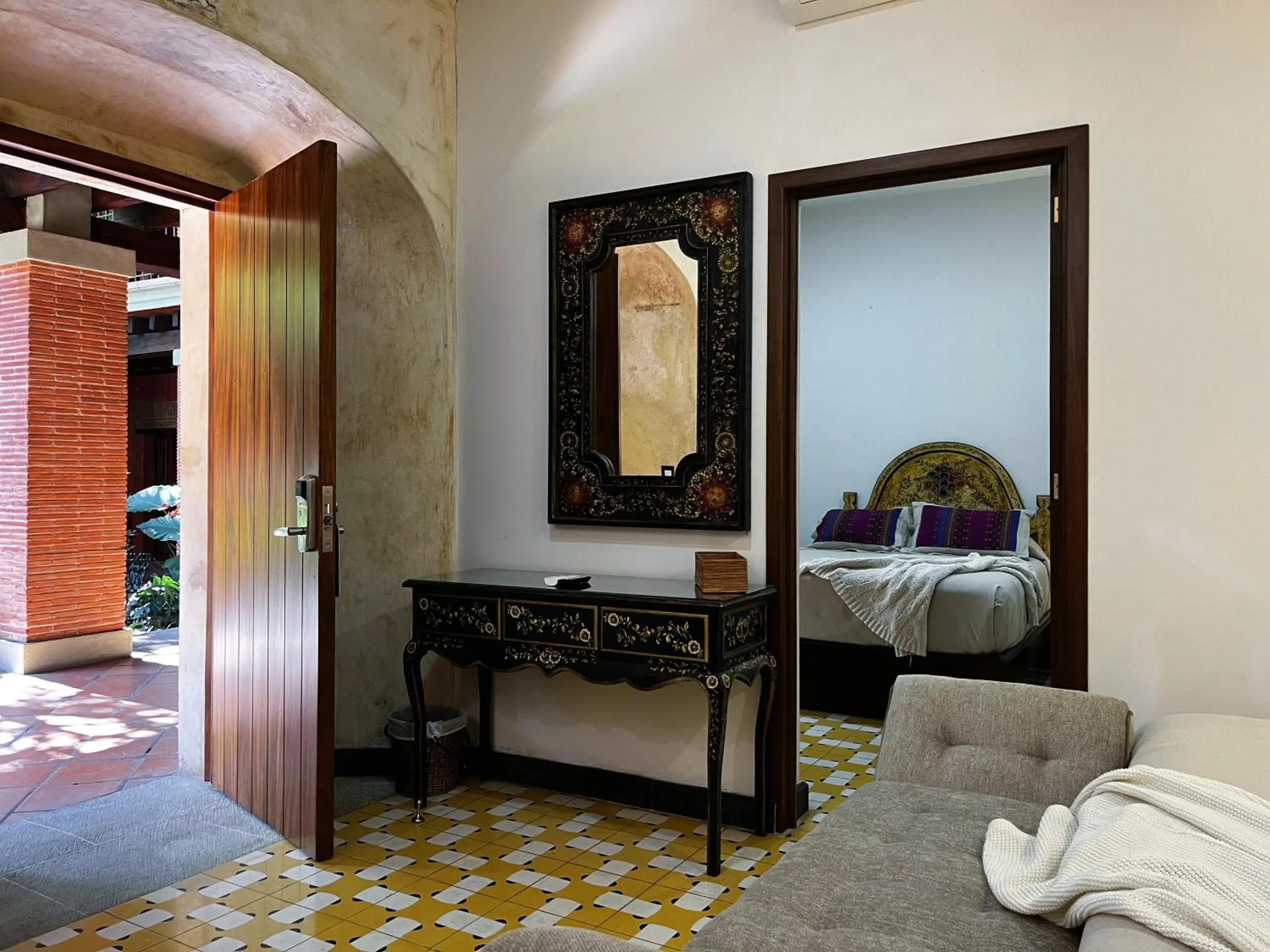 Bed in Hotel Siglo 17