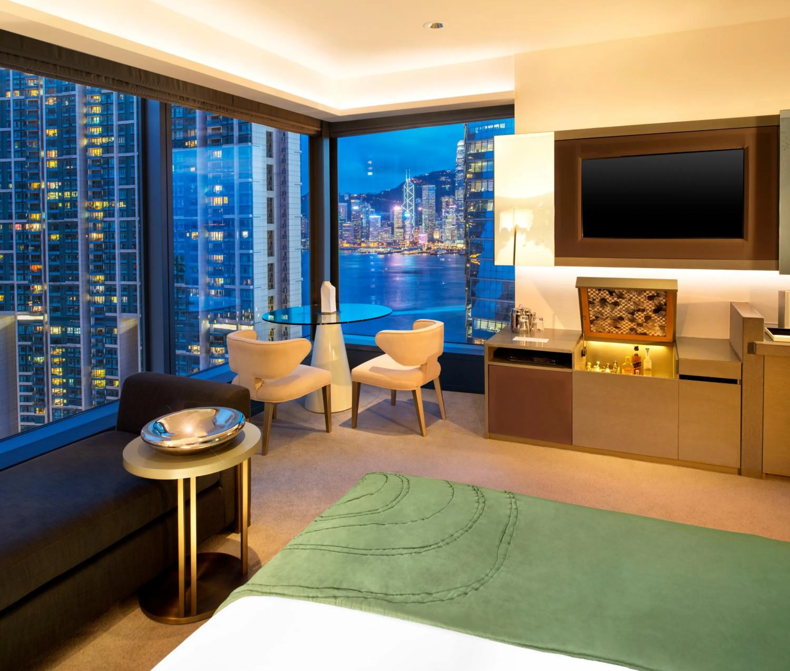 City view, Bed in W Hong Kong