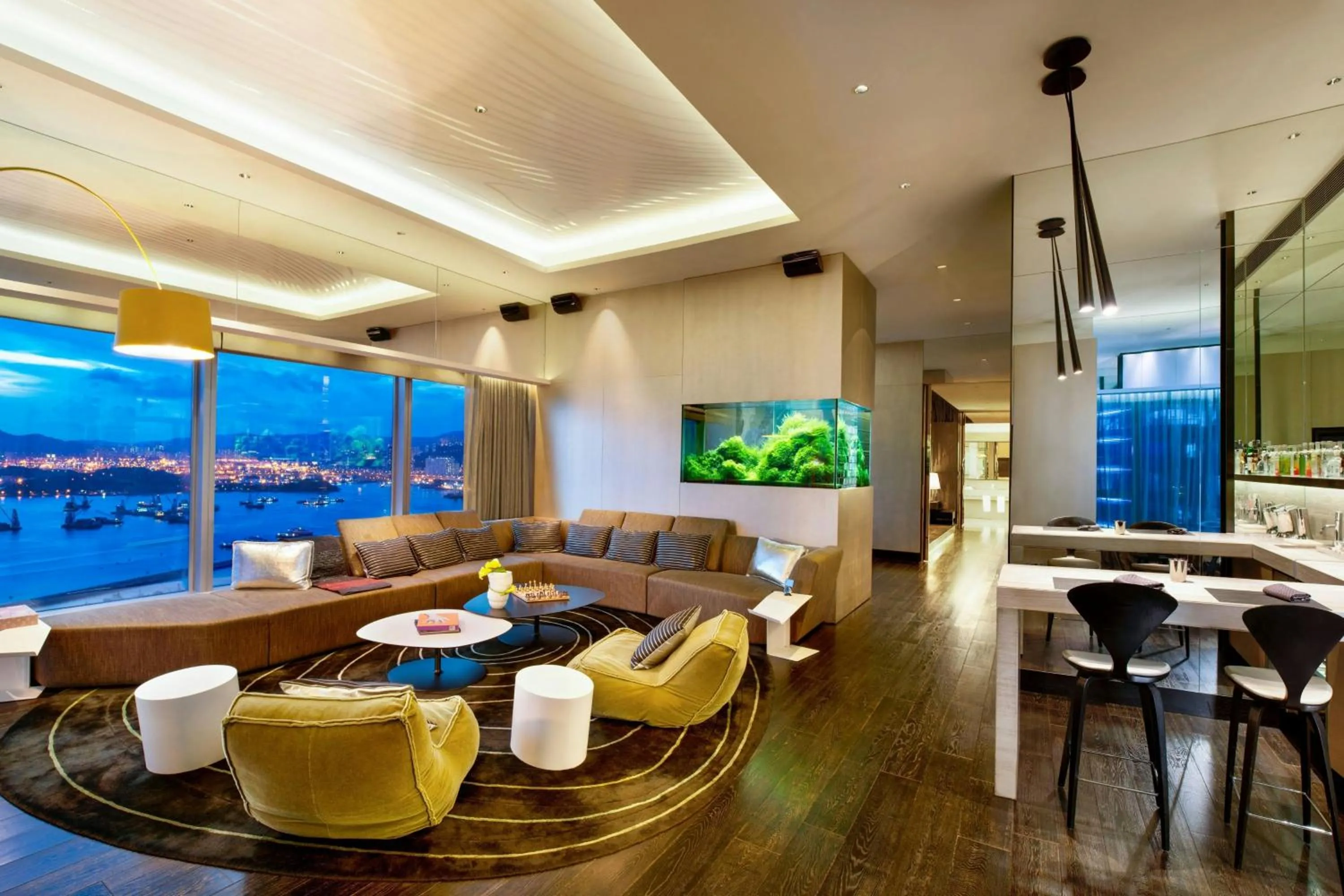 Living room in W Hong Kong