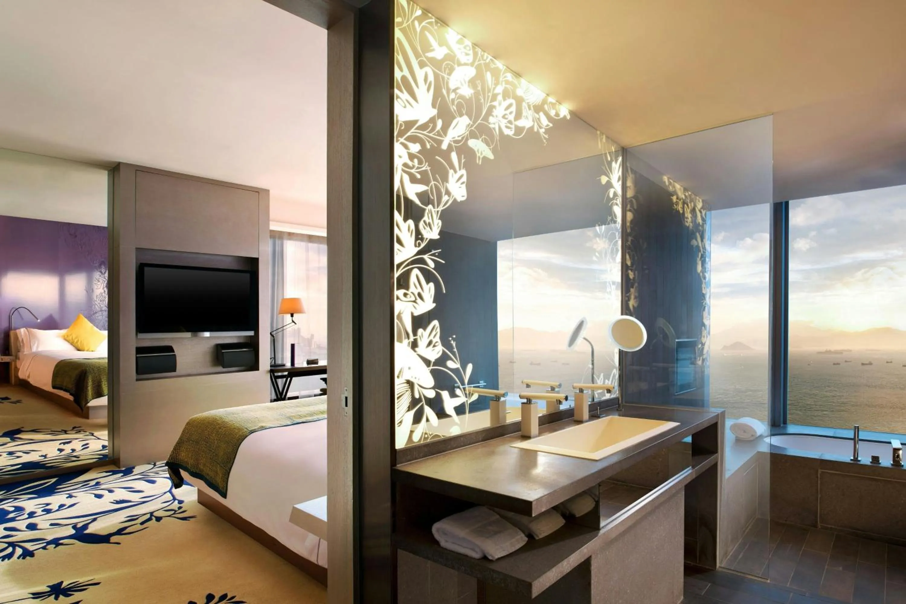 Photo of the whole room, Bed in W Hong Kong