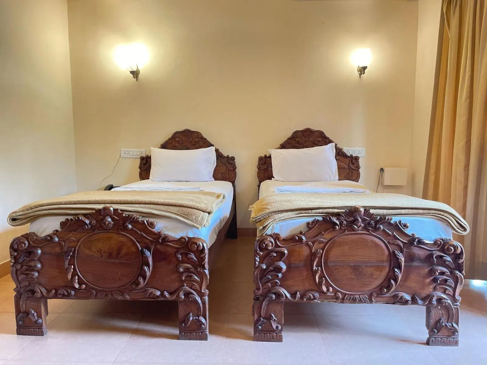 Bed in Villa Theresa Beach Resort